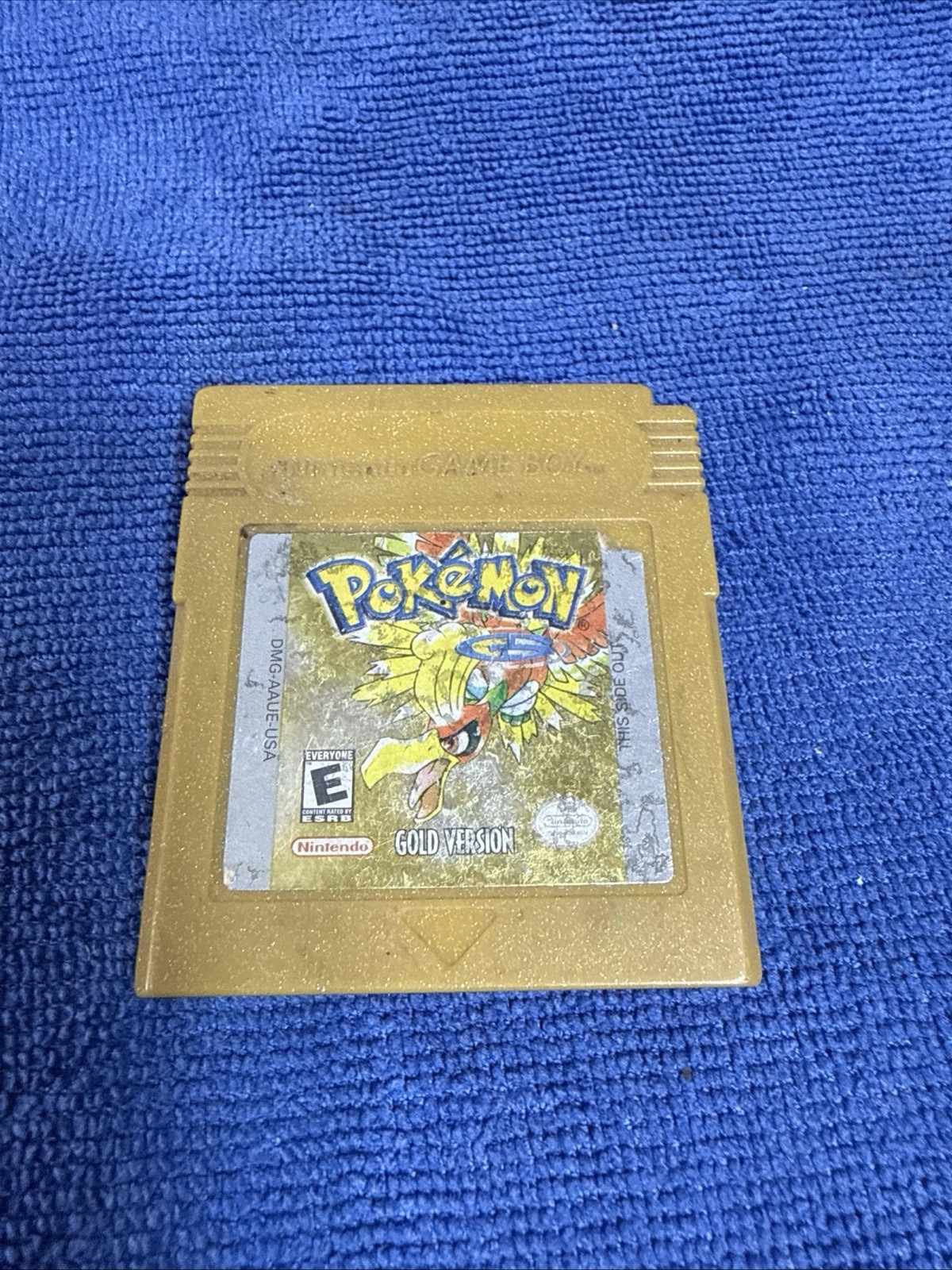 Pokemon Gold Version (GBC, 2000) Game Only – Tested & Working -NEEDS BATTERY!