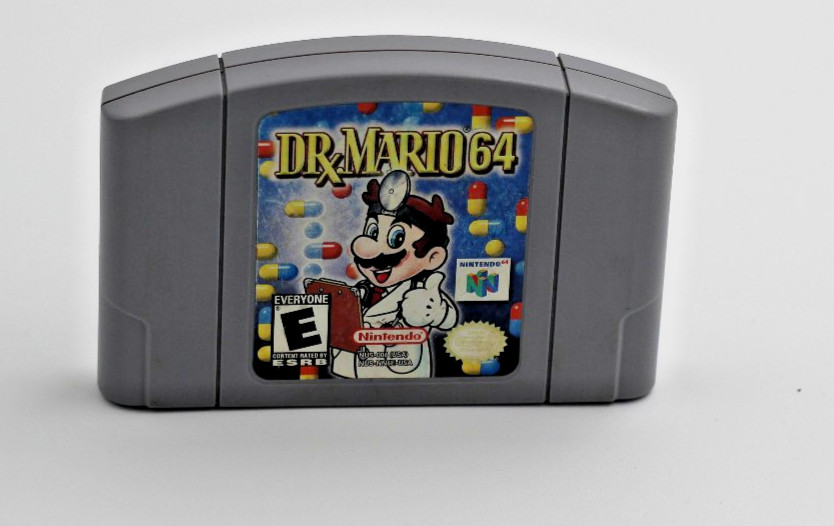Dr. Mario 64 (Nintendo 64, 2001) Cleaned / Tested / Authentic – N64