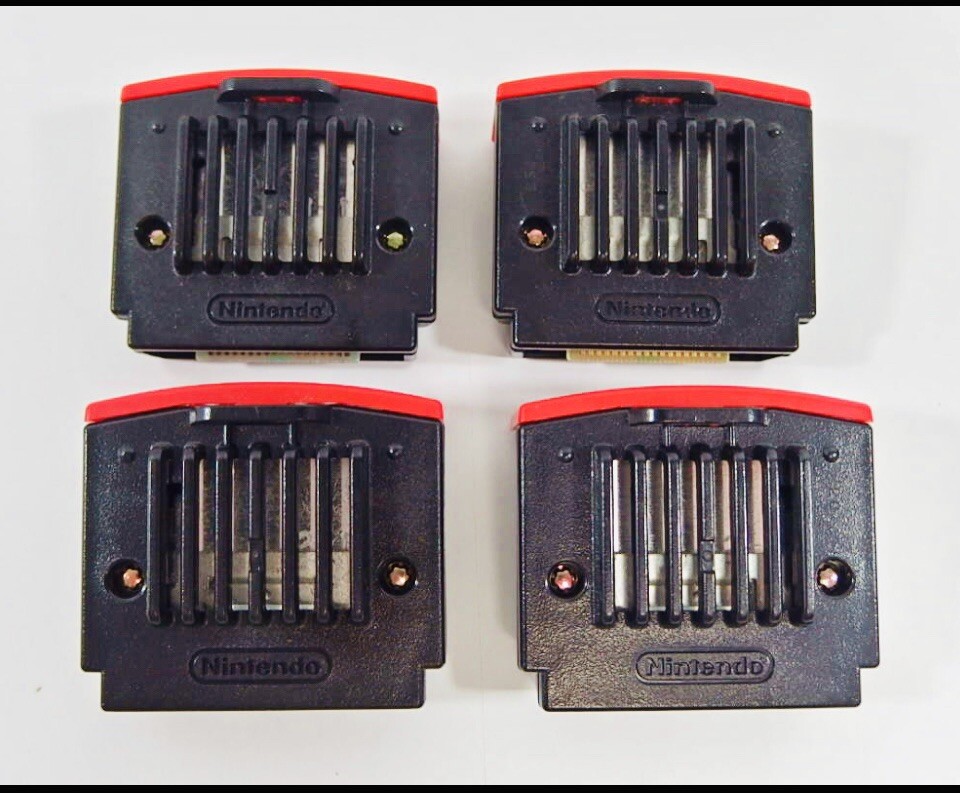 Set of 4 Nintendo 64 Memory Expansion Pak N64 High resolution pack NUS-007 Japan