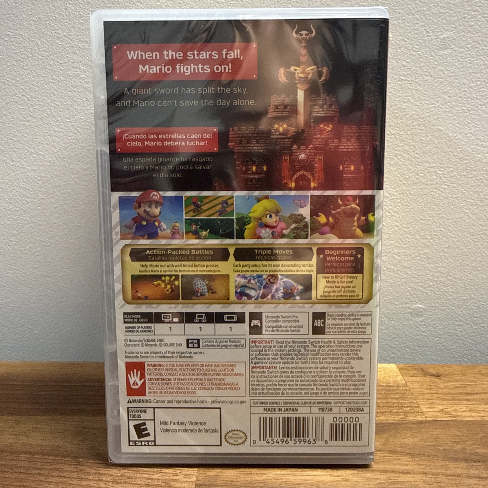 Super Mario RPG Nintendo Switch Factory Sealed