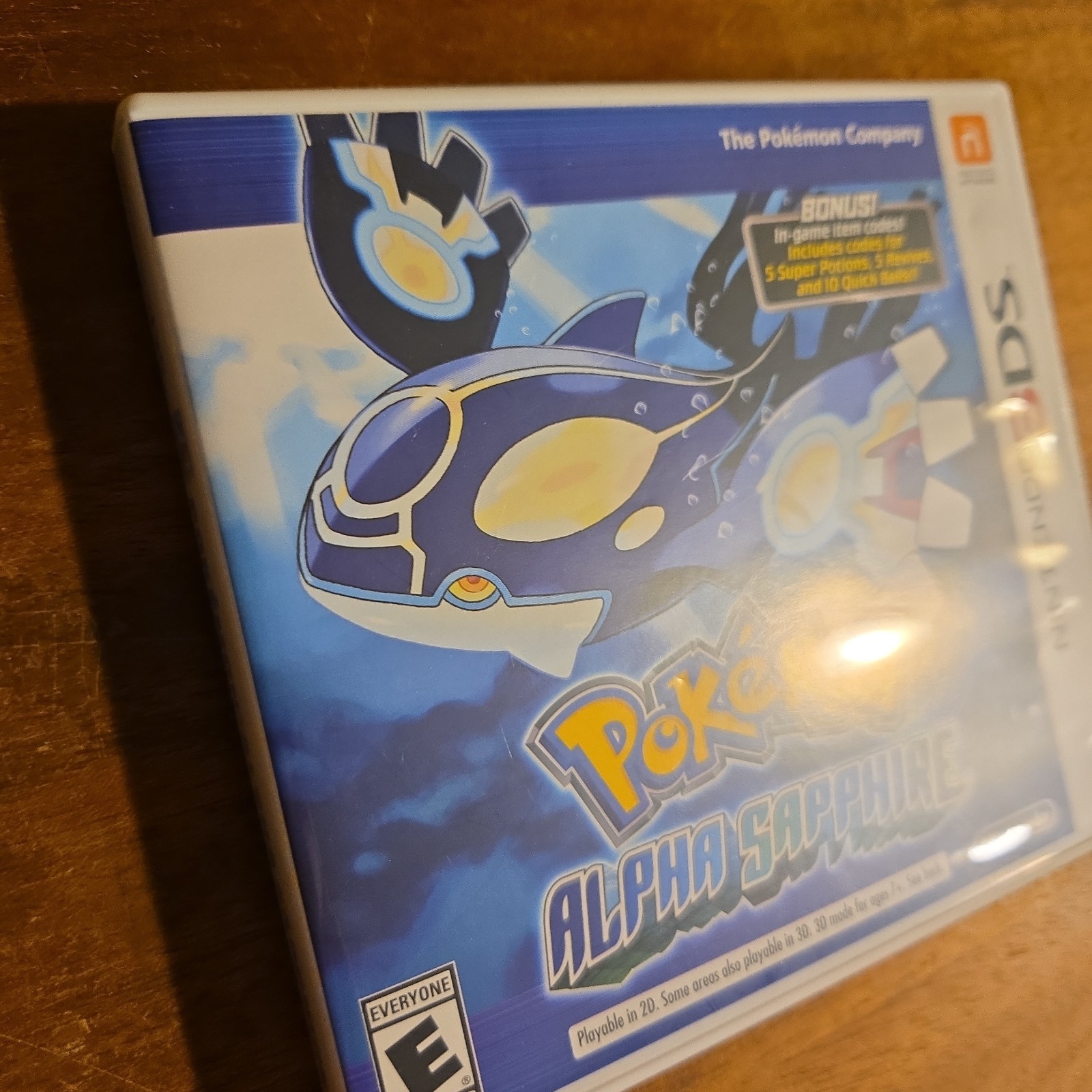 Pokemon Omega Ruby & Alpha Sapphire – BONUS Variant With Bonus Insert -NO GAME