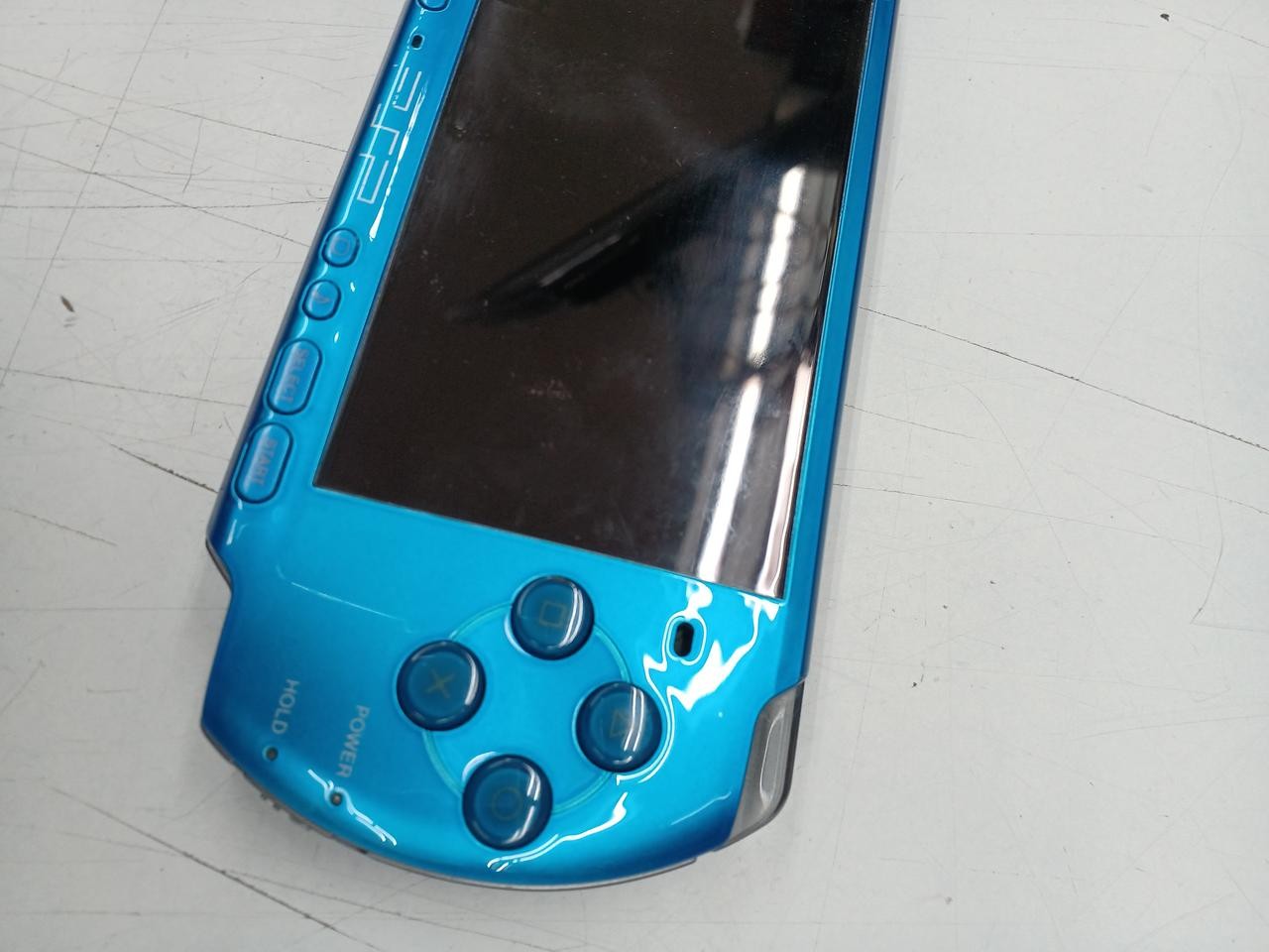 Sony PSP 3000 VB Console Used, External Battery, Screen Dirt