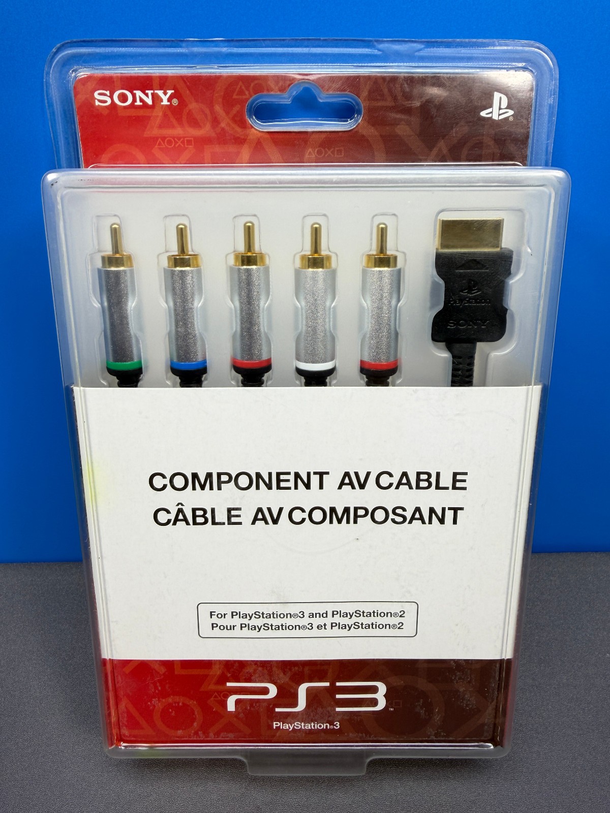 PS3 PLAYSTATION 3 COMPONENT AV CABLE HD SCPH-10490 OEM SONY BRAND NEW SEALED