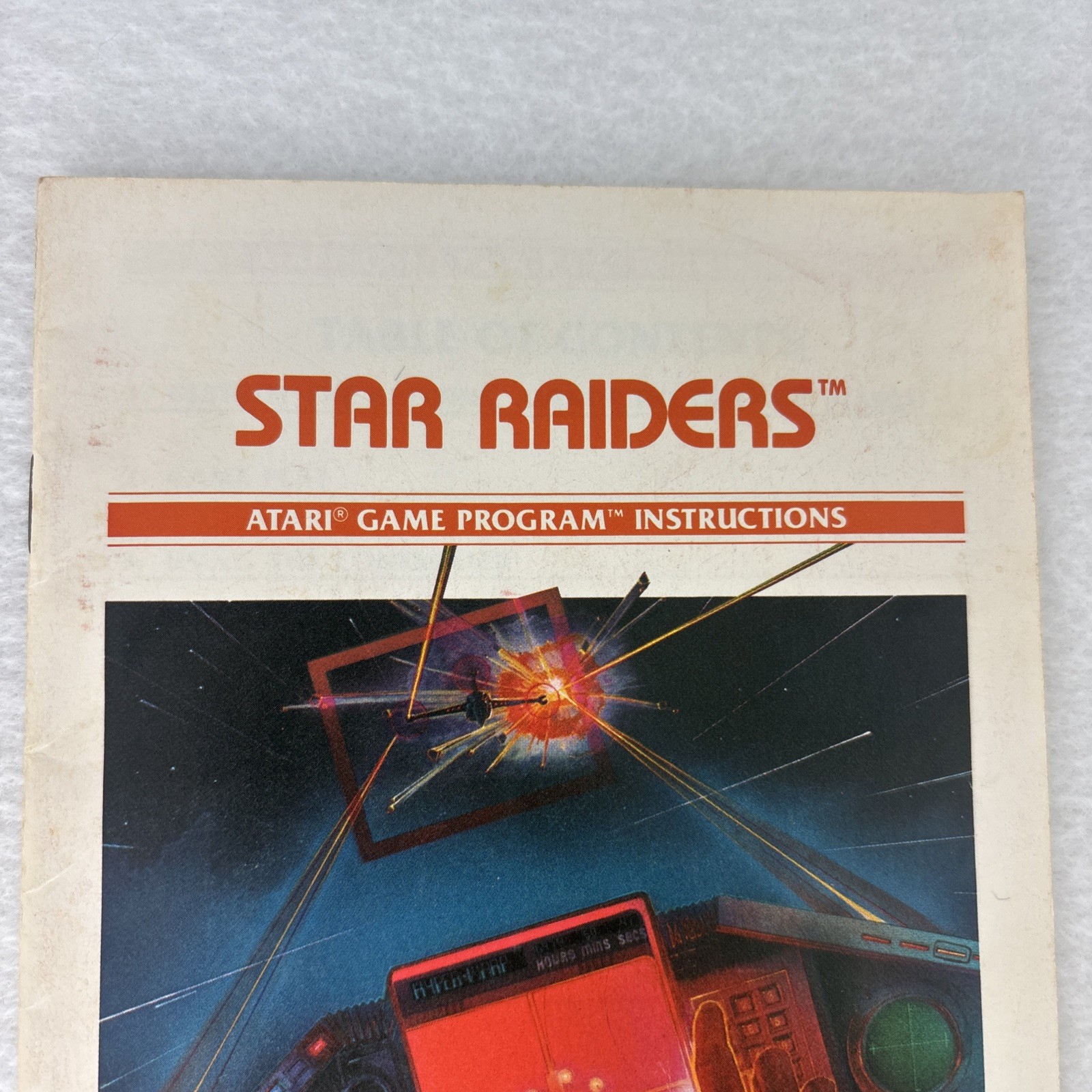 Star Raiders – Atari 2600 – 1982 – Cartridge, Manual & Video Touch Pad – Tested