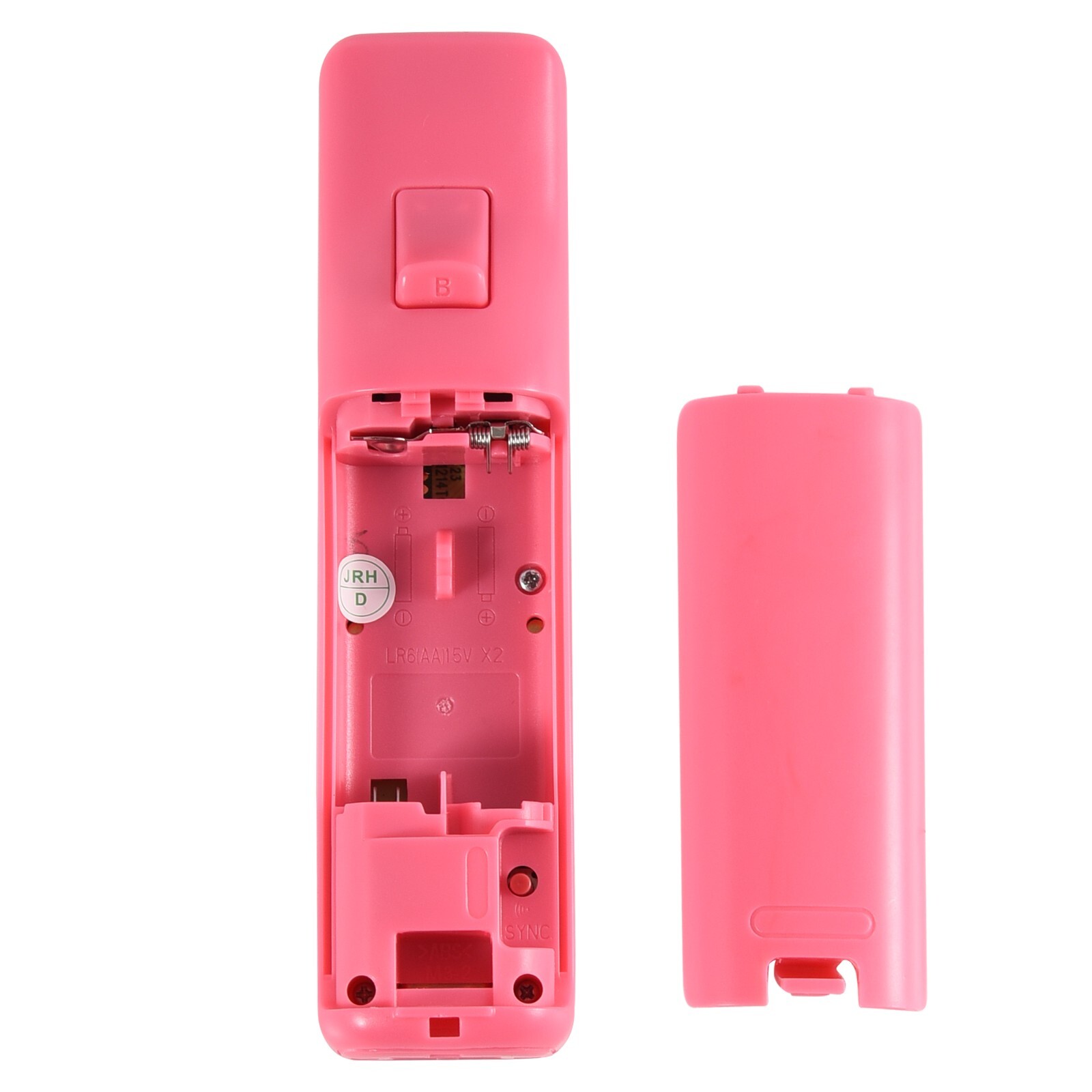 Built in Motion Plus Remote Controller And Nunchuck For Nintendo Wii Wii U Pink