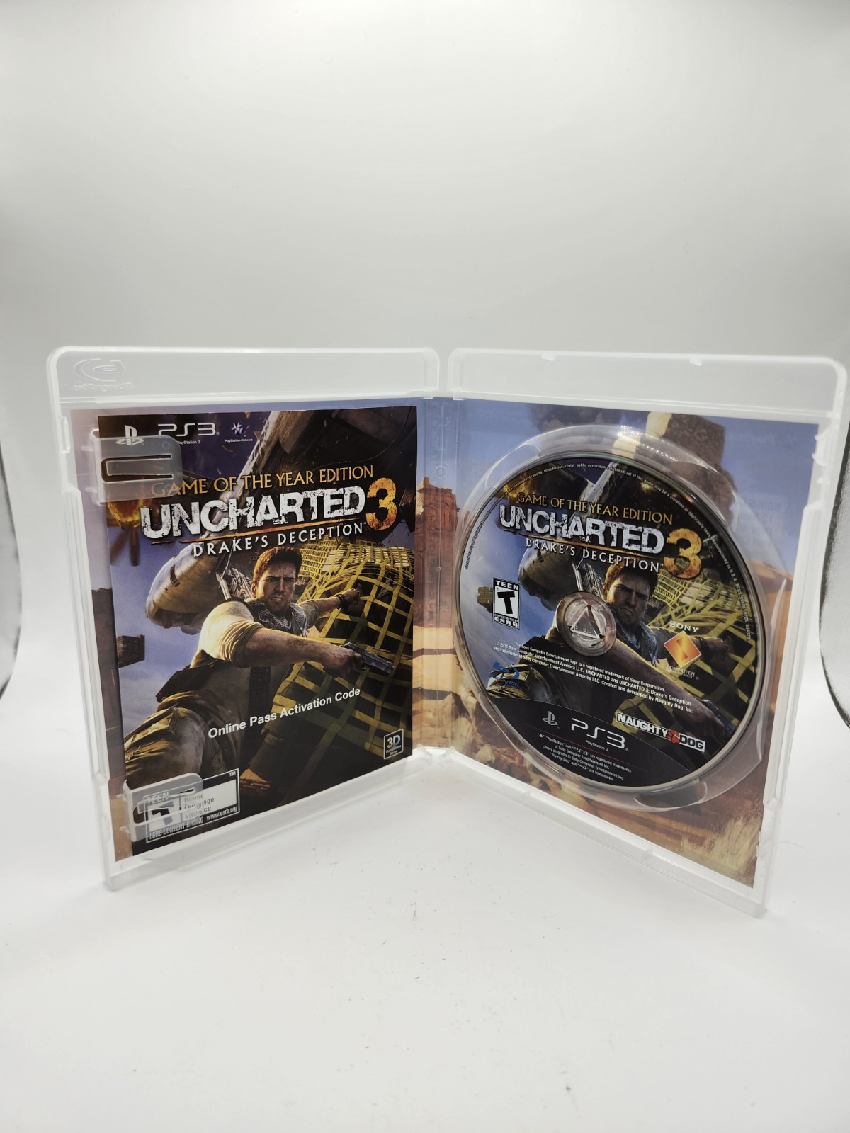 Uncharted 3 Drakes DeceptionGame of the Year Edition Sony PlayStation 3 2012 CIB