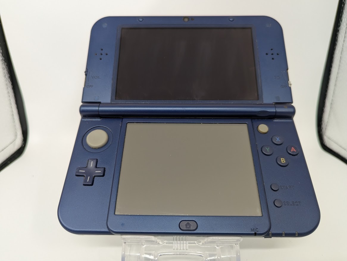 B24 Nintendo new 3DS LL XL console Metallic Blue japan w/box pen manual fx