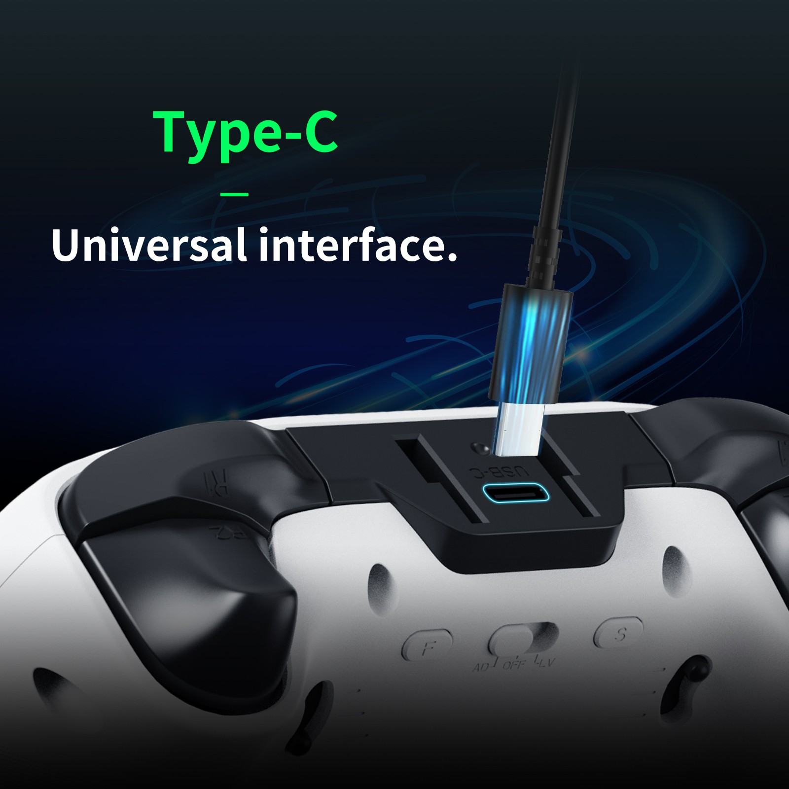 Wireless Gaming Controller with Interactive Screen for PC/PS3/Switch 2 1/Android
