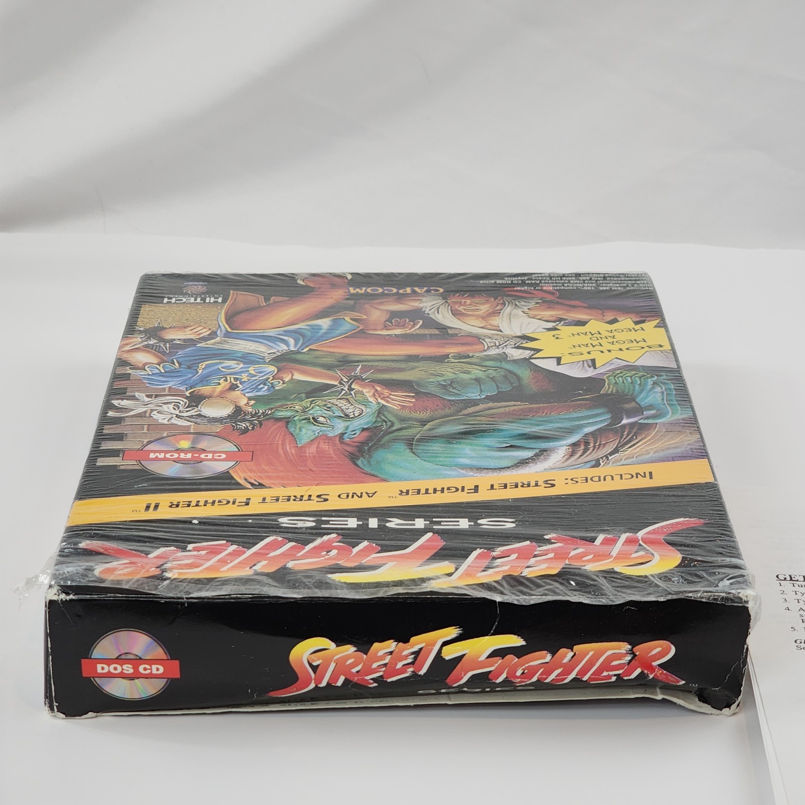 Street Fighter Series 1 & 2 PC Big Box Complete CD Rom W Megaman 1 & 3 Bonus