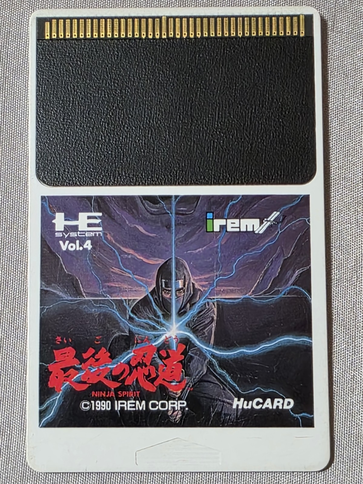 Saigo No Nindo Ninja Spirit Card Only NEC PC-Engine Hu-Card irem