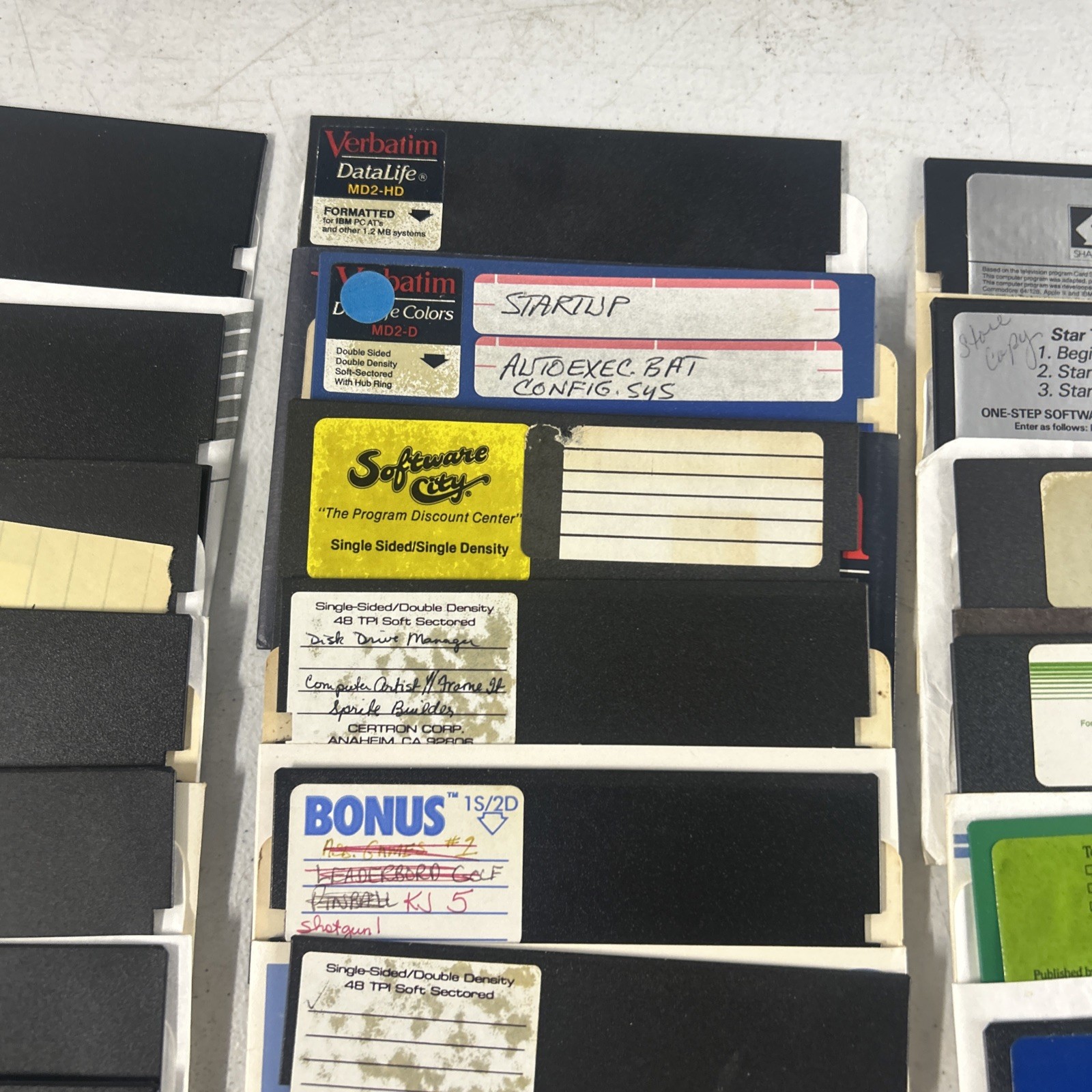 Commodore 64 Floppy Disks With Games Selling As Is for Blank Disk LOT Of 66