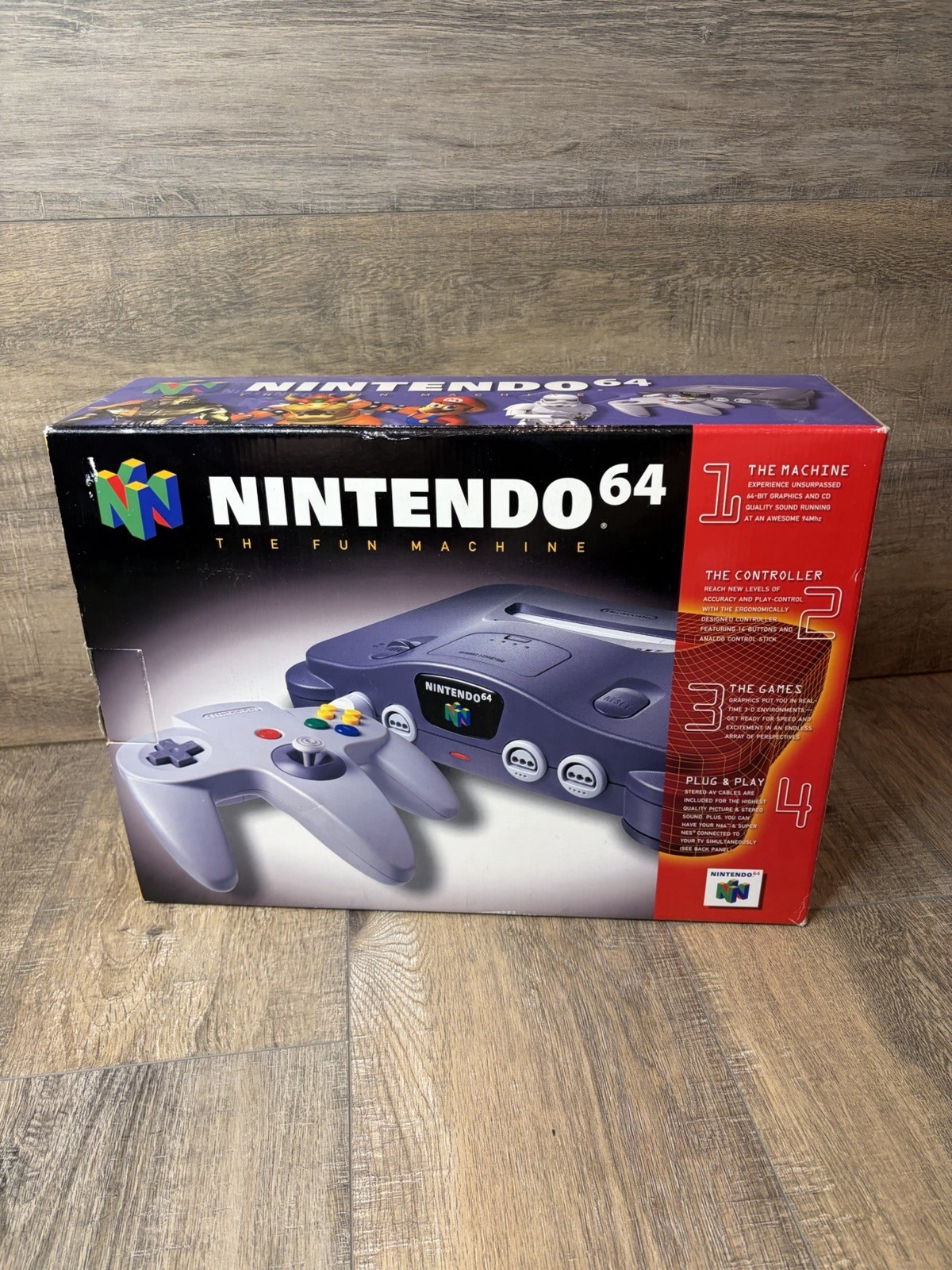 Original Nintendo 64 N64 Console System CIB Complete In Box Authentic OEM GOOD!