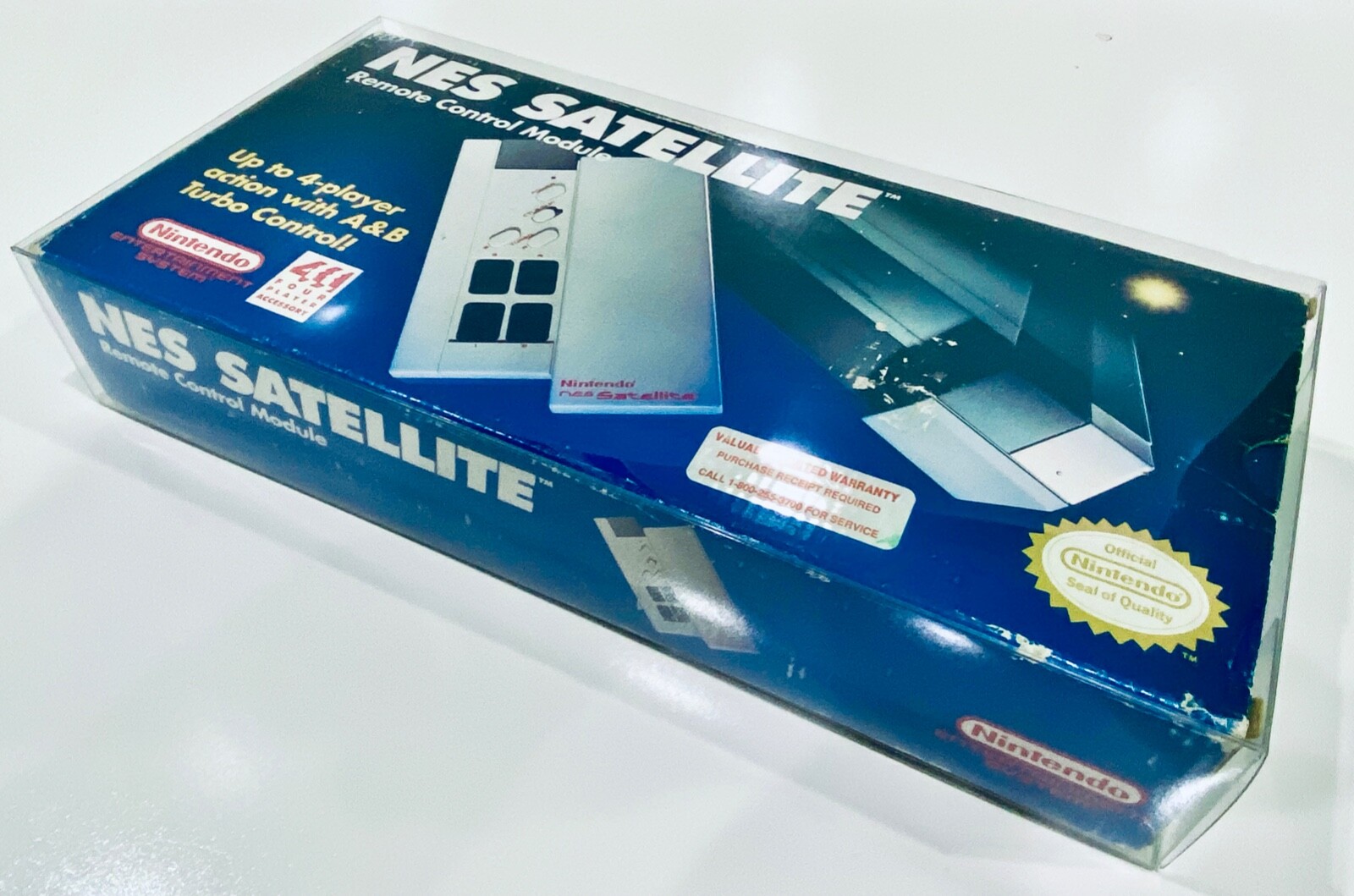 1 Box Protector for the NES Satellite Box! See pictures! Custom Display Case