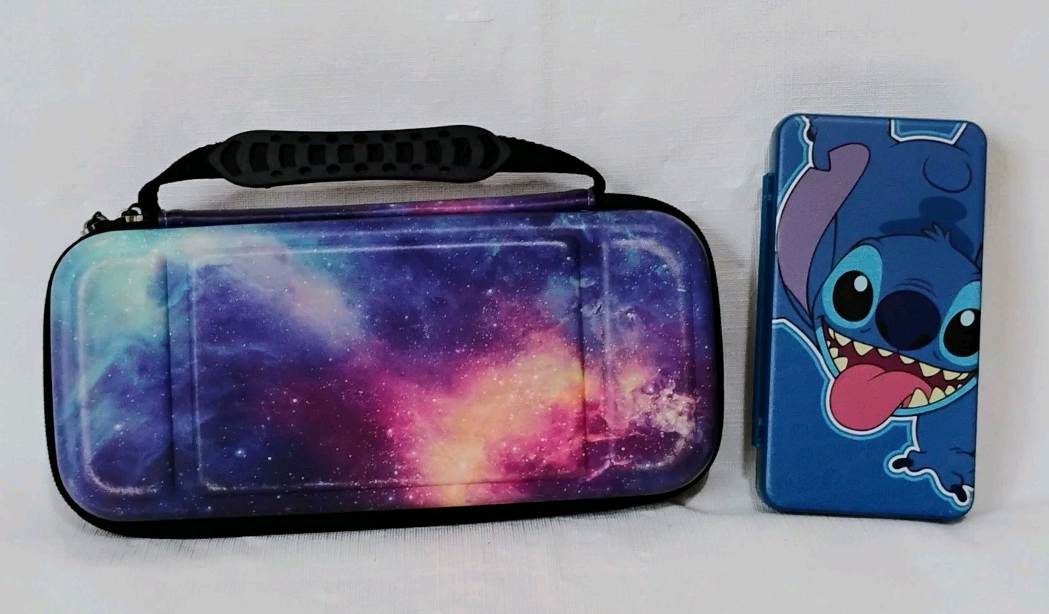 Finite Nintendo Switch Hard Carry Case And Disney Stitch 48 Game Cartridge Caes