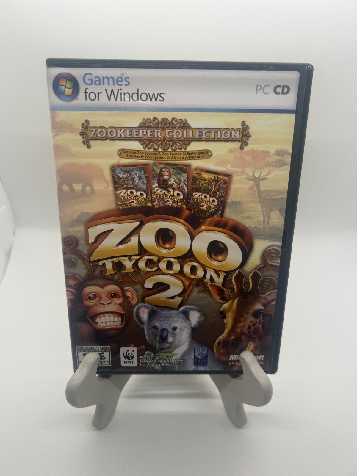 3 PC Games – Zoo Tycoon 2 Zookeeper Collection – Marine Mania – Extinct Animals