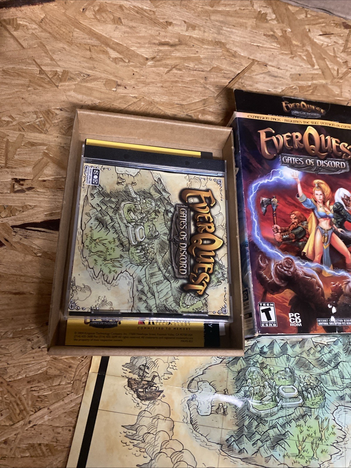 EverQuest Gates of Discord PC Box & Game & Map