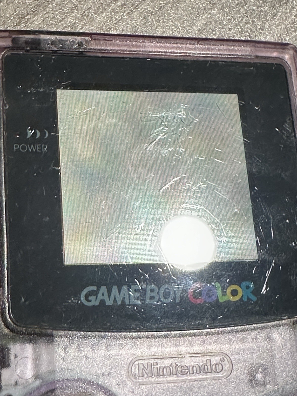 Nintendo Game Boy Color Handheld Video Game Console – Atomic Purple CGB-001