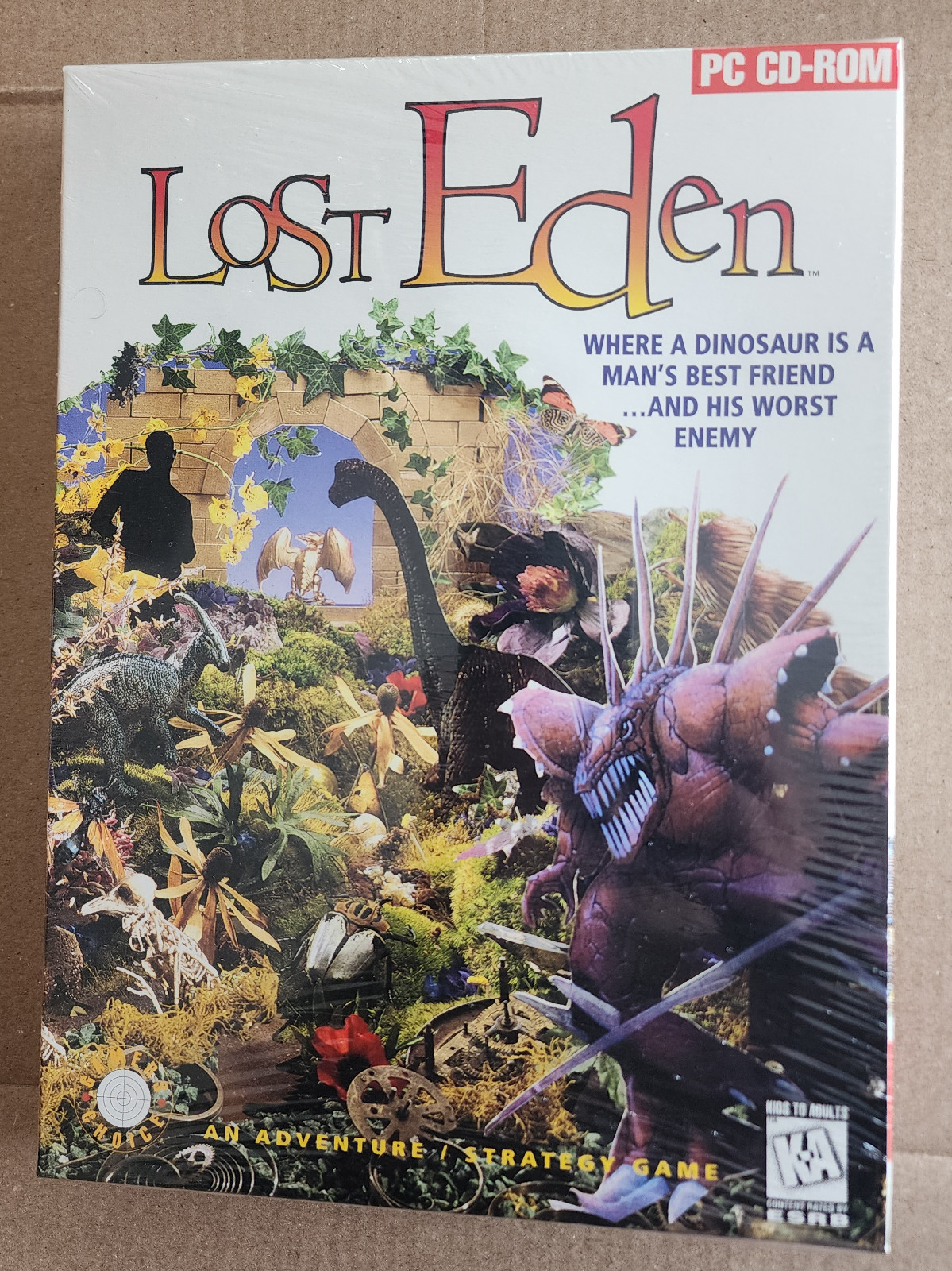 Lost Eden PC Big Box CDROM (1995) NEW Factory Sealed Dinosaur Adventure Epic