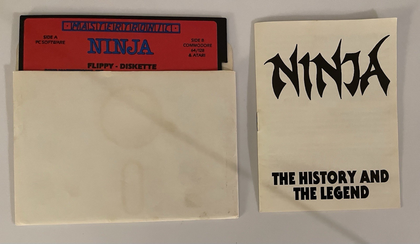 Commodore 64 Game NINJA by MasterTronic for Atari 400/800 / XL / XE / C64