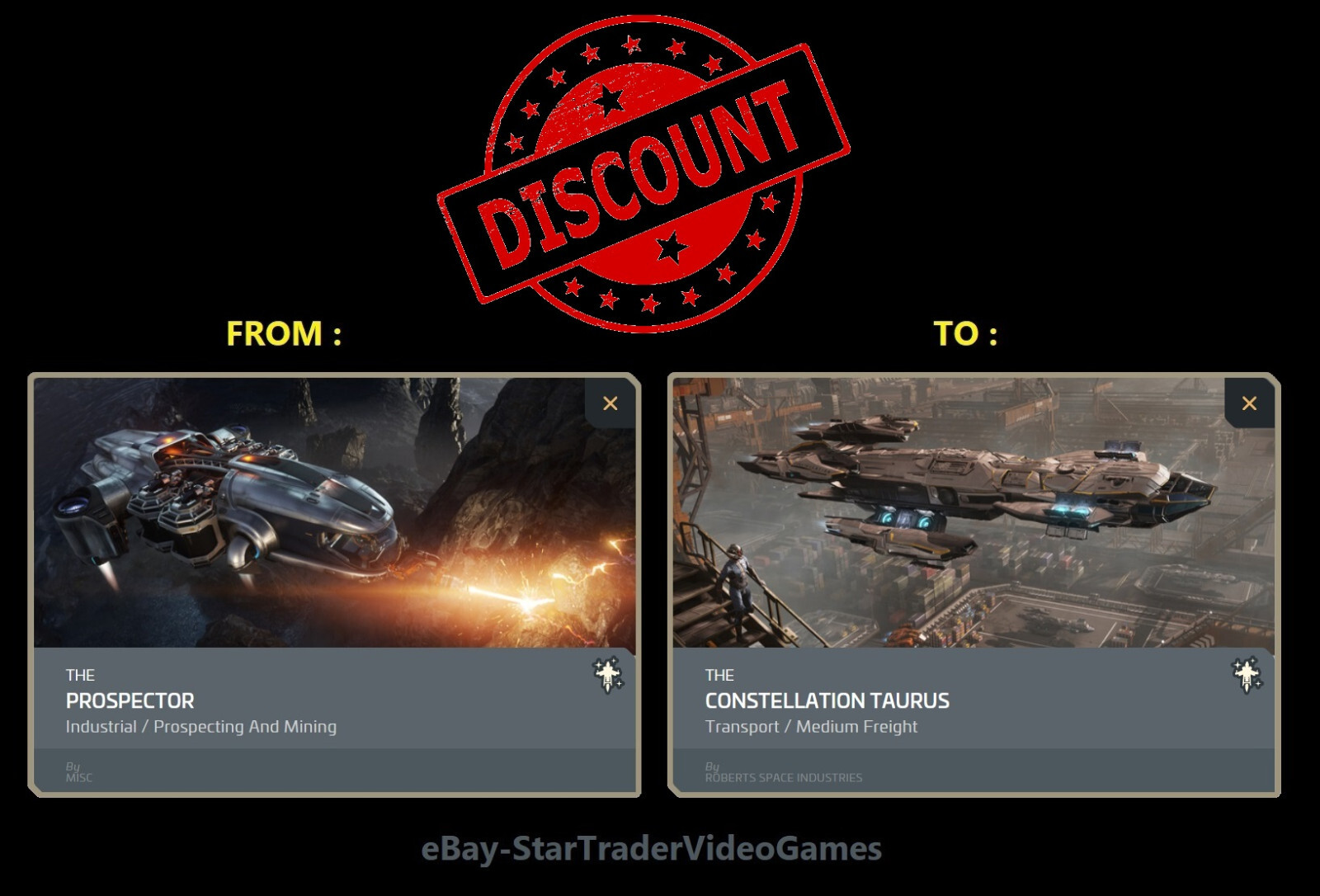 STAR CITIZEN – SHIP UPGRADE MISC PROSPECTOR TO RSI CONSTELLATION TAURUS