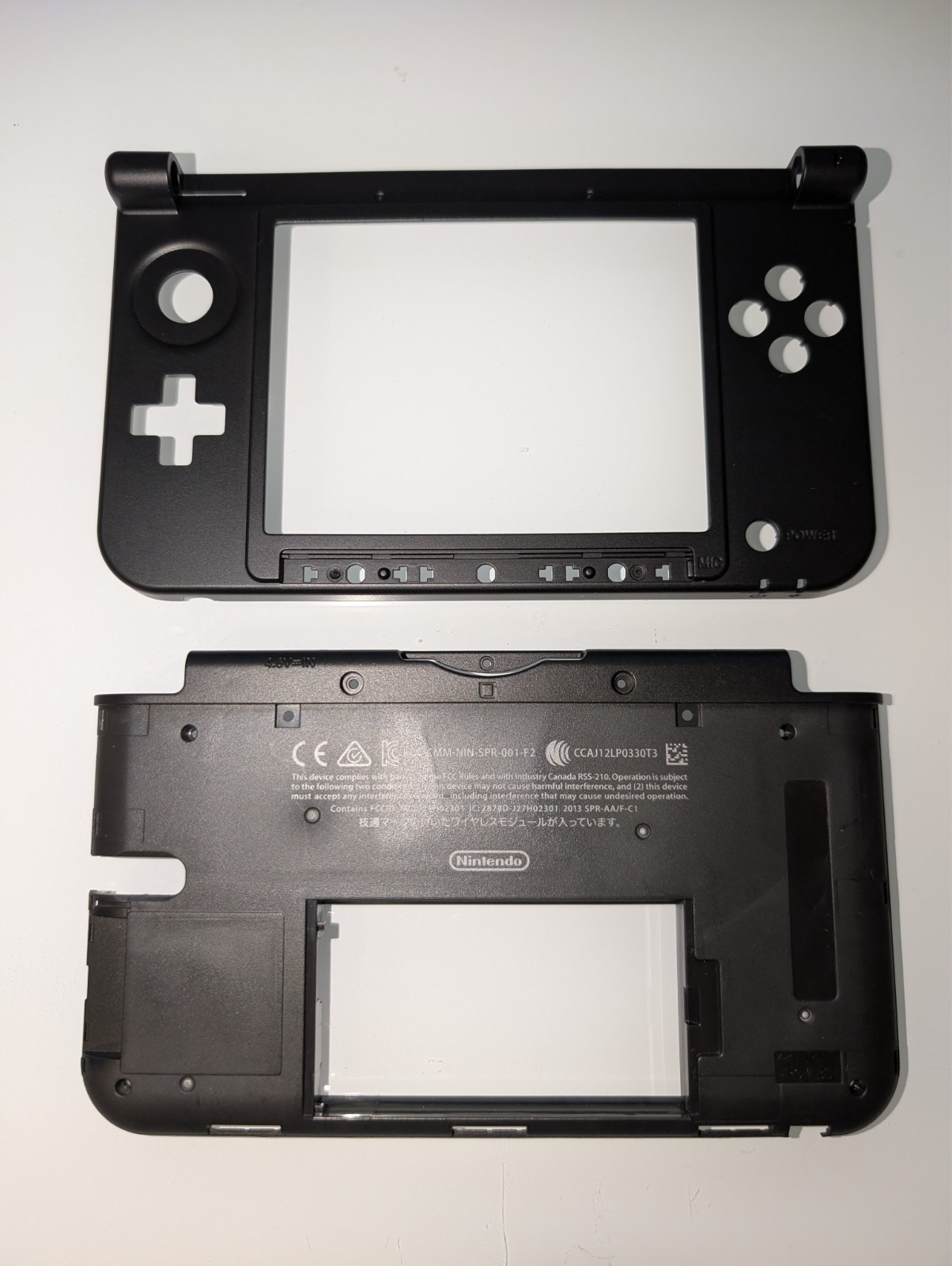 Nintendo 3DS XL Shell Replacement Original OEM Red Black White Restoration Kit