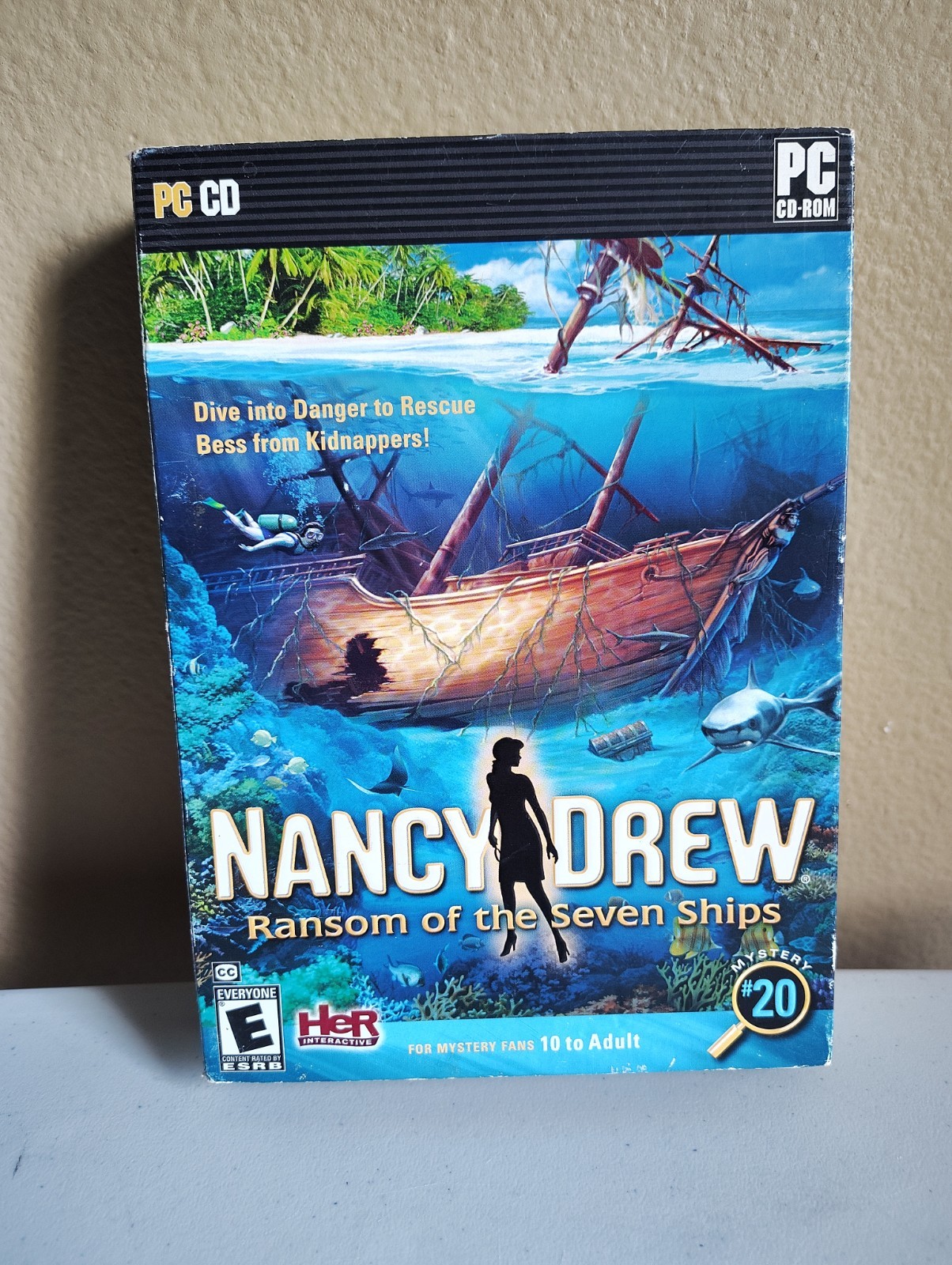 Nancy Drew Ransom of the Seven Ships PC CD-ROM Mystery #20 Complete Rare -Used