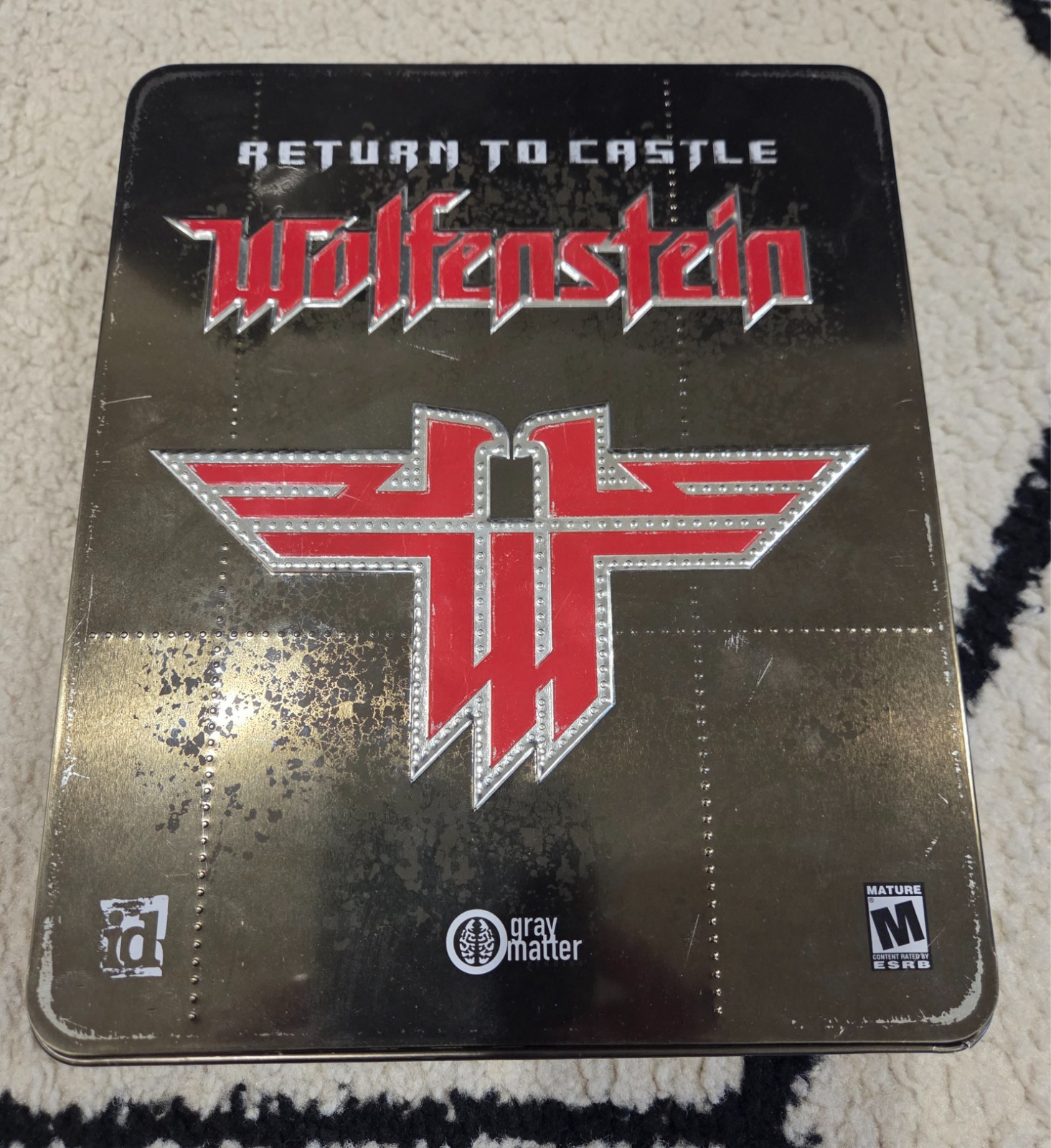 Return to Castle Wolfenstein: Limited Edition Tin Set (PC, 2001) New, Not Sealed