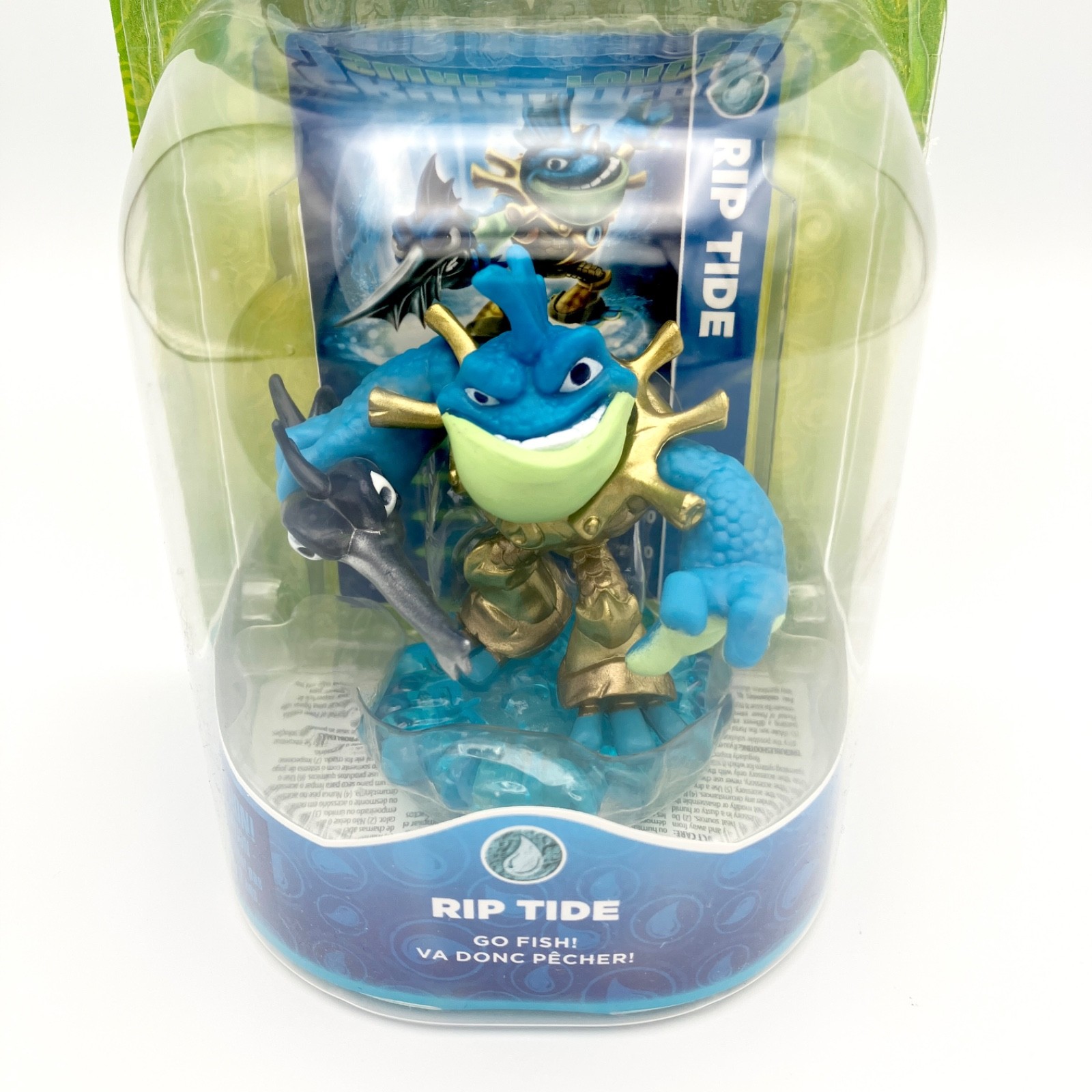 Skylanders Swap Force Rip Tide Figure Character NIB Activision ~ Reglued Backing