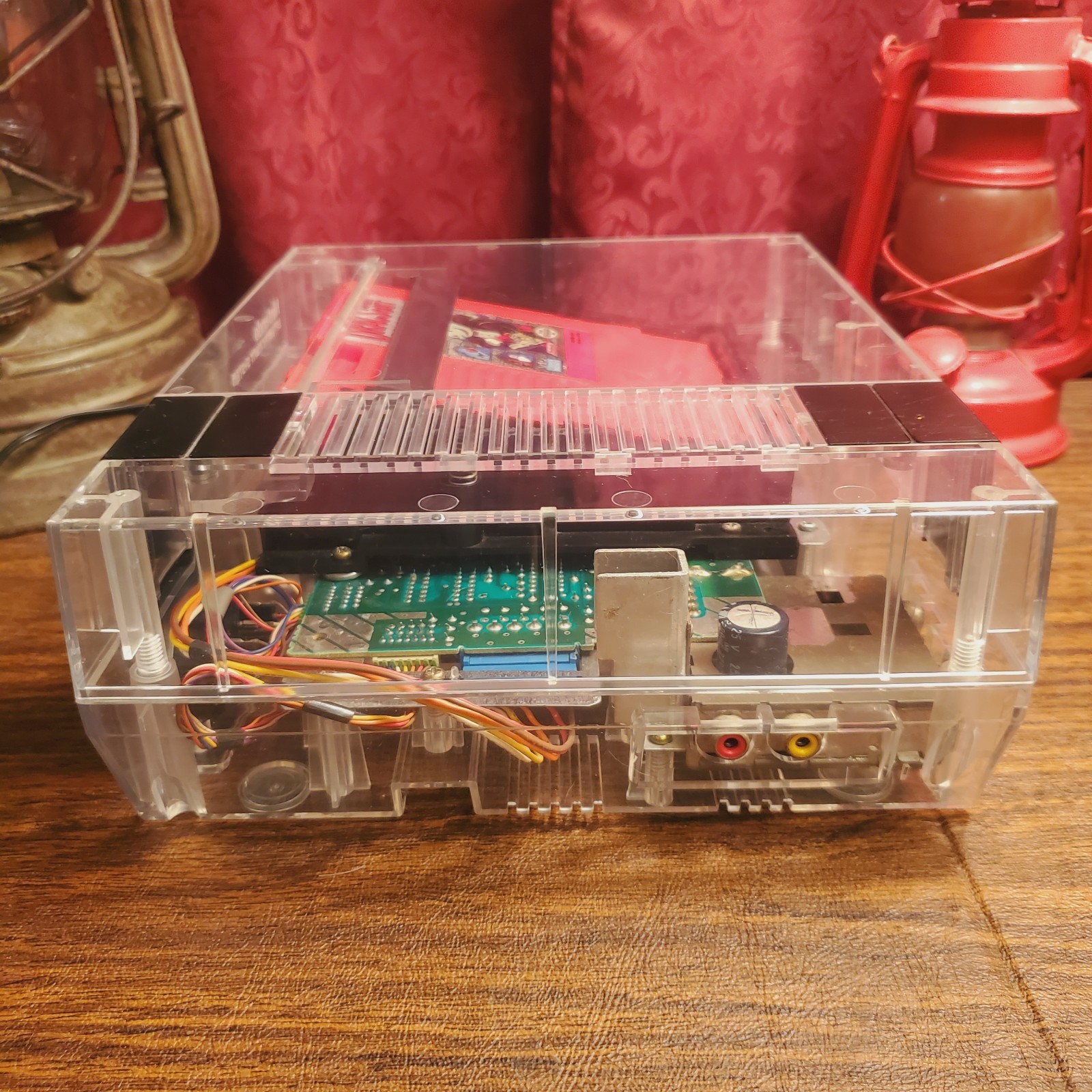 New Replacement Shell Case for NES TRANSPARENT CLEAR See Through ABS -SHELL ONLY