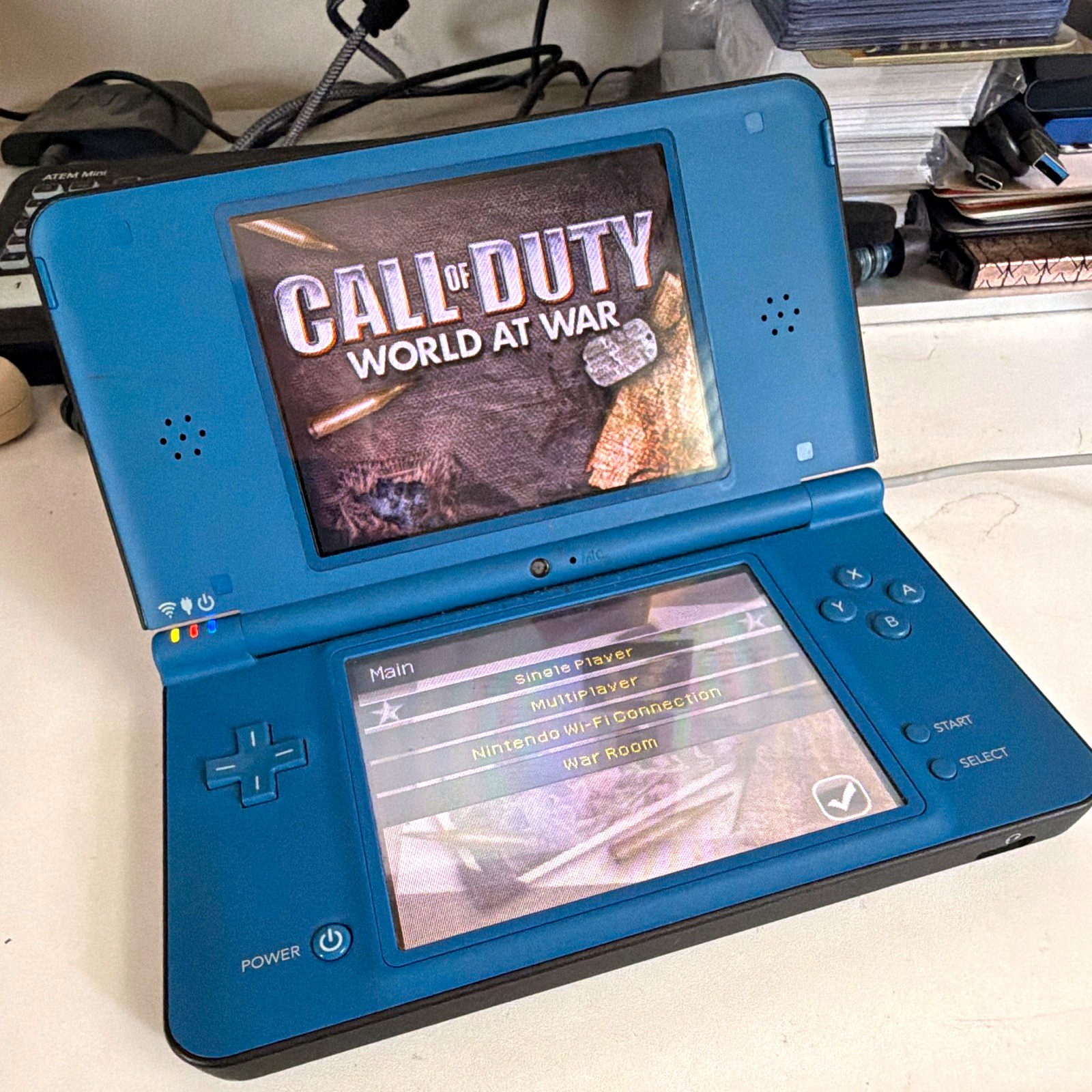 Nintendo DSi XL Blue/Black Handheld System UTL-001(USA) Wi-Fi NTSC-U/C