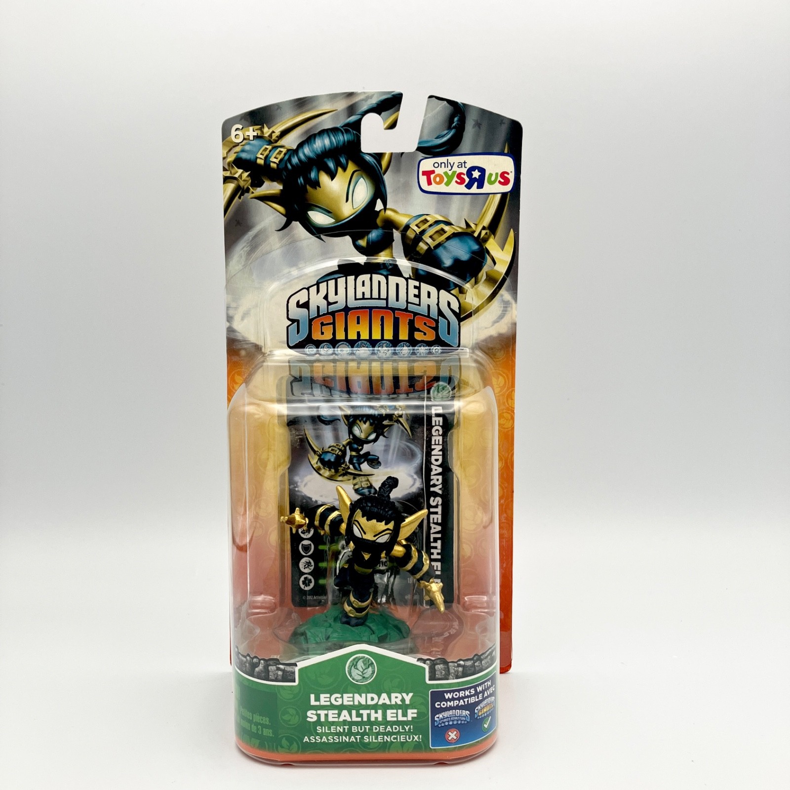 Skylanders Giants Legendary Stealth Elf Figure Toys R Us Exclusive NEW SEALED