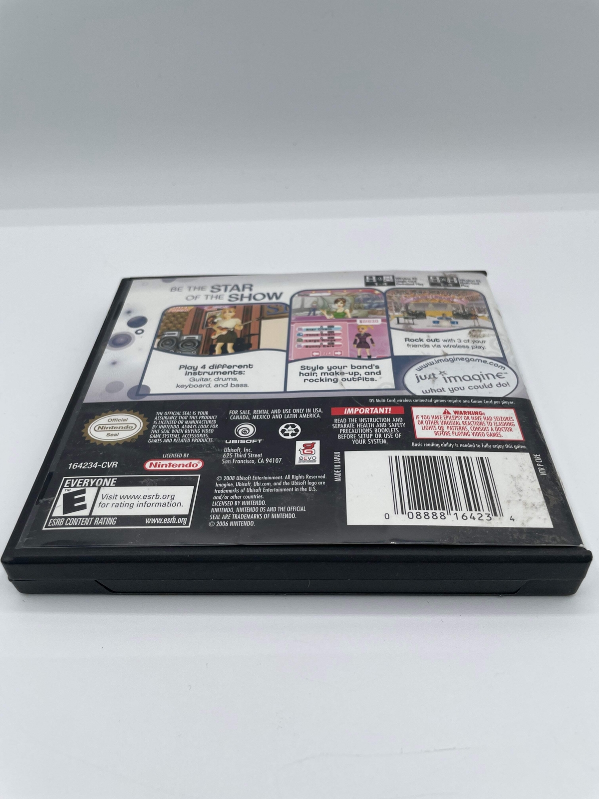 Nintendo DS Imagine Rock Star Game – Complete with Box & Manual – Great Conditio