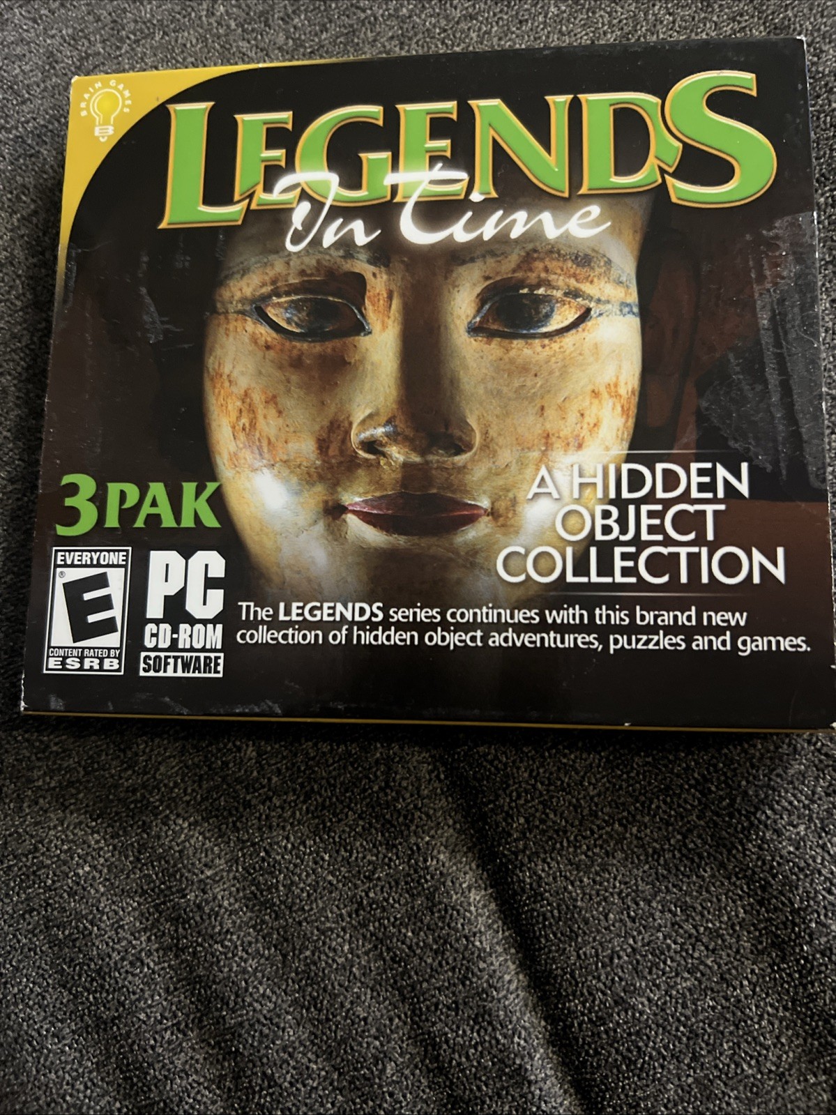 On Hand Legends On Time PC Game 3-Pak Everyone Black Hidden Object Collection