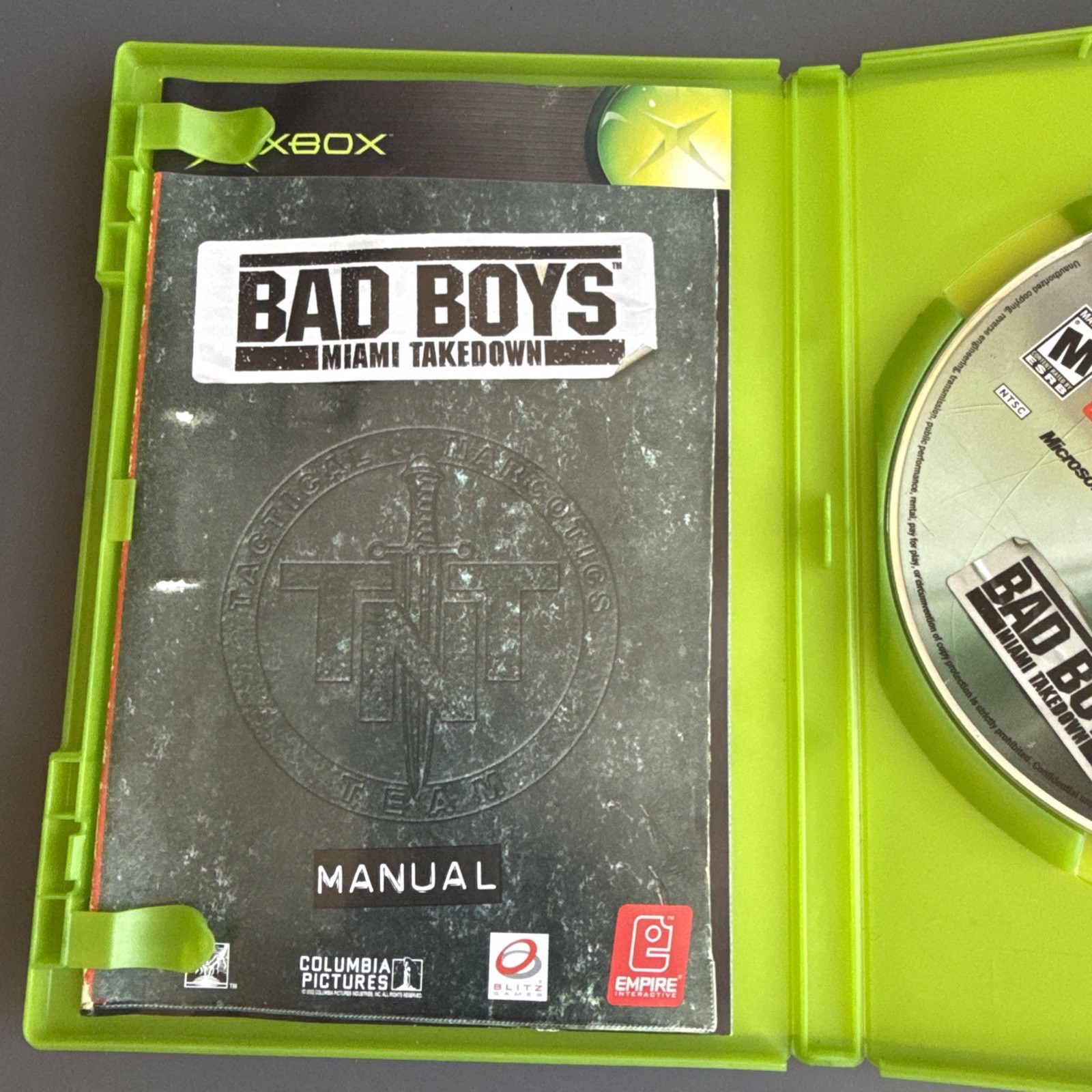 Bad Boys: Miami Takedown Game (Microsoft Xbox, 2004) Complete with Manual CIB