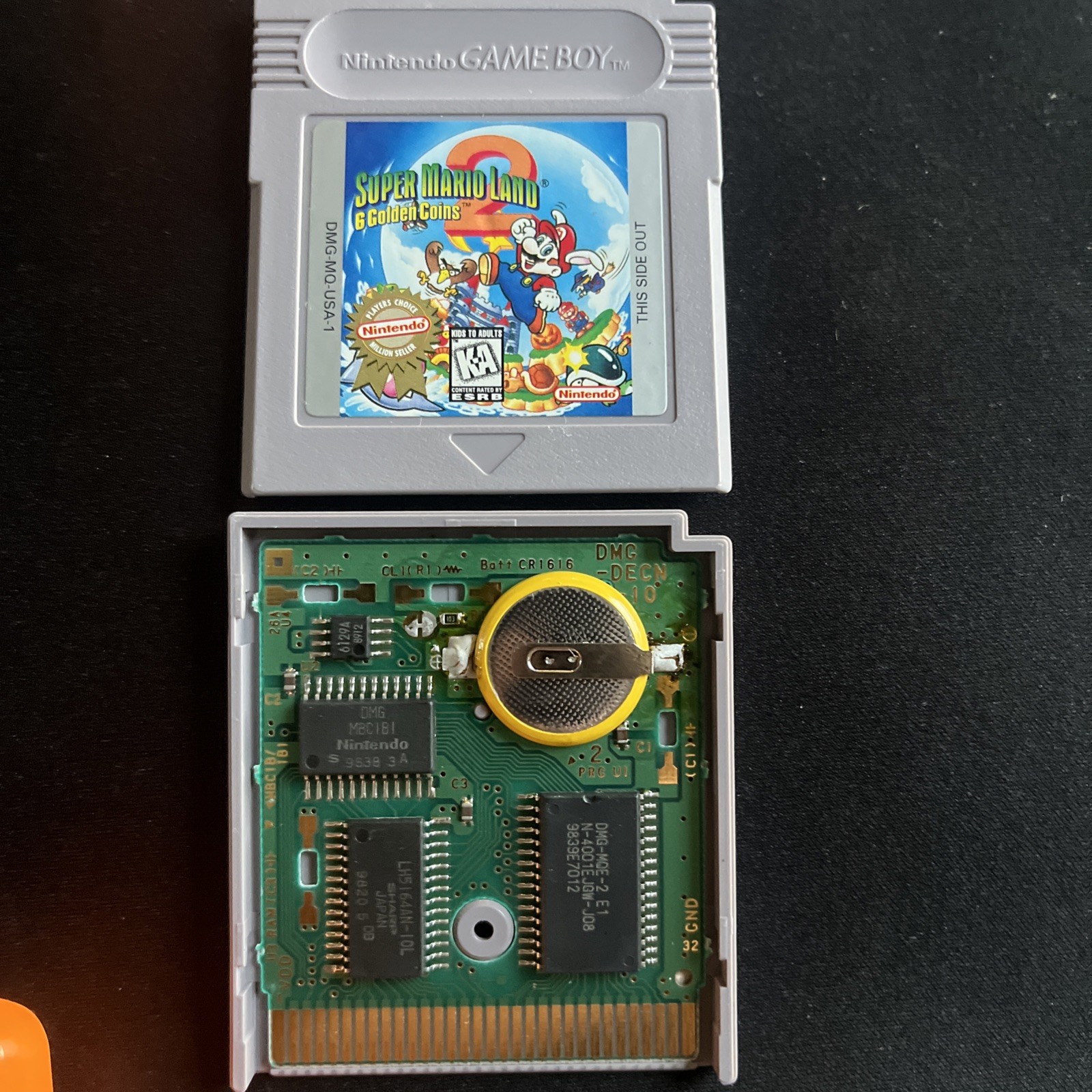 Super Mario Land 2 6 Golden Coins Game Boy Nintendo Players Choice w/Case Tested