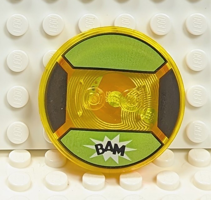 Genuine LEGO Dimensions Buttercup NFC Toy tag base (from Powerpuff Girls #71343)