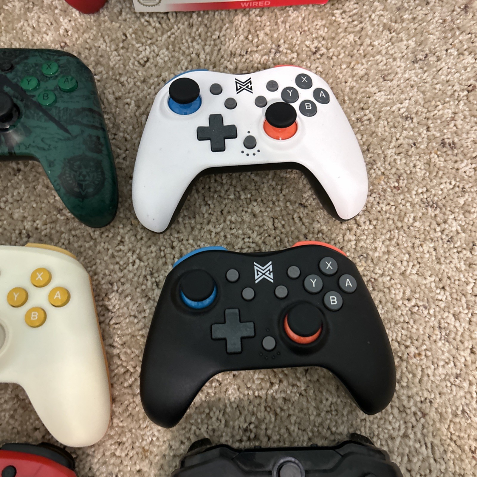 Nintendo Switch Wired & Wireless Controller Lot – Tested & Working