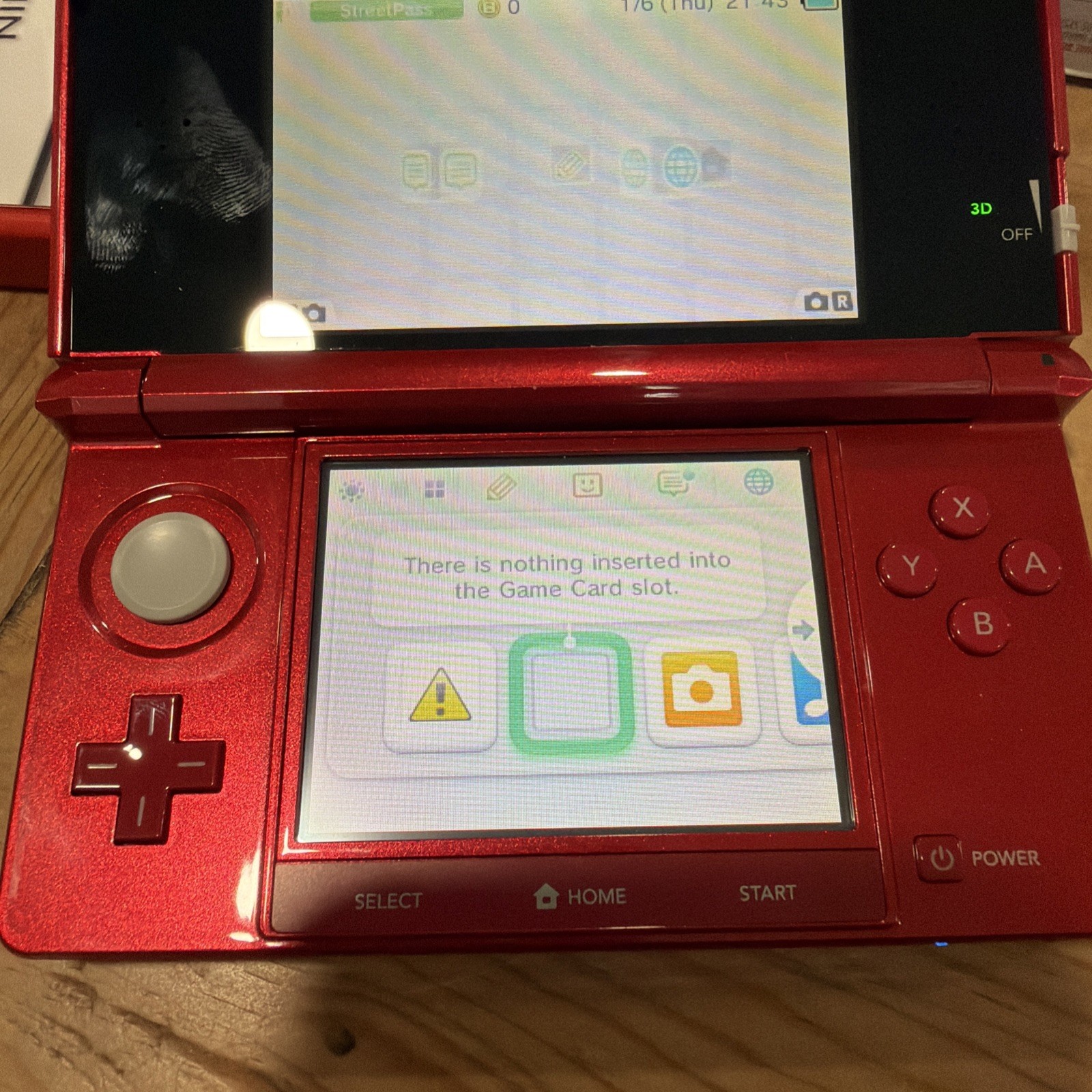 Nintendo 3DS Super Mario 3D Land Flame Red Handheld System CIB USA W/ Mario Cart