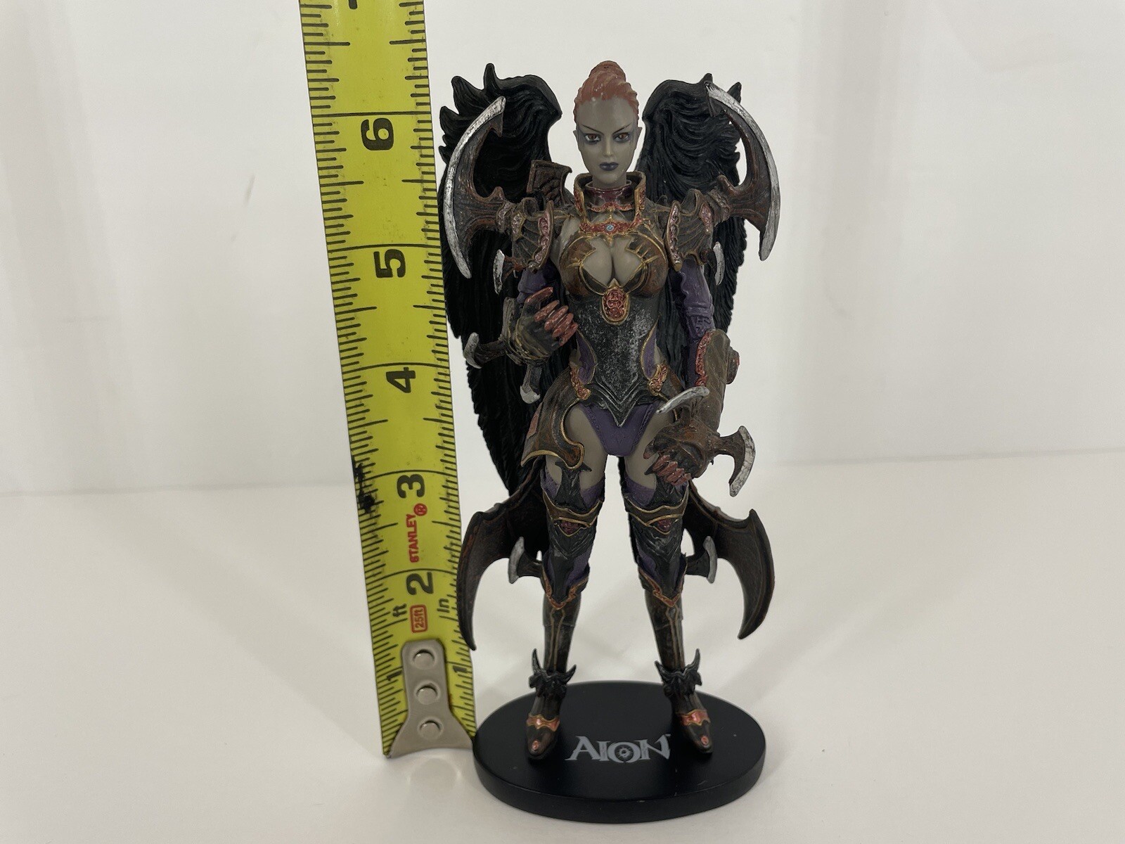 Avia Figure from Aion Limited Collectors Edition Winged Asmodian Daeva 6.25 Tall