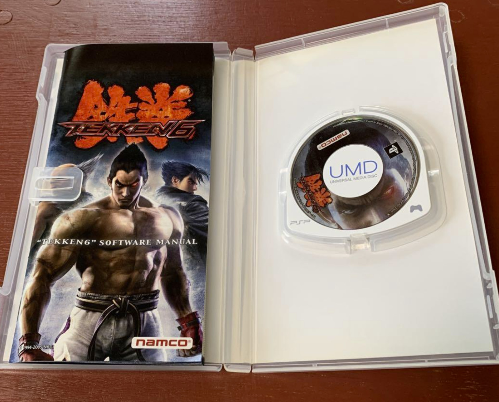 Tekken 6 PSP PlayStation Portable Bandai Namco Action Game with Case Japan