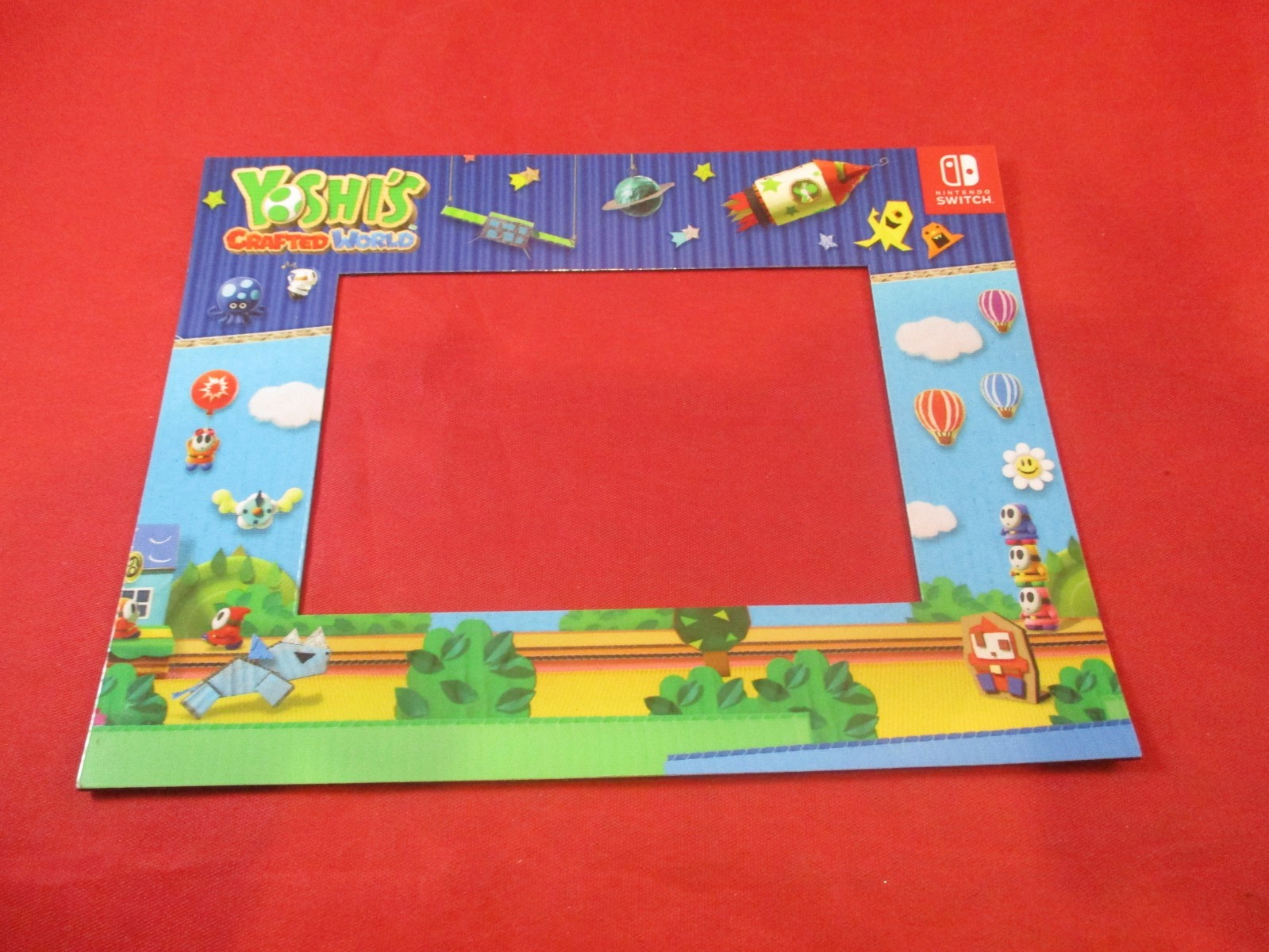 Kirby’s Extra Epic Yarn/Yoshi’s Crafted World Switch Nintendo Poster + Frames