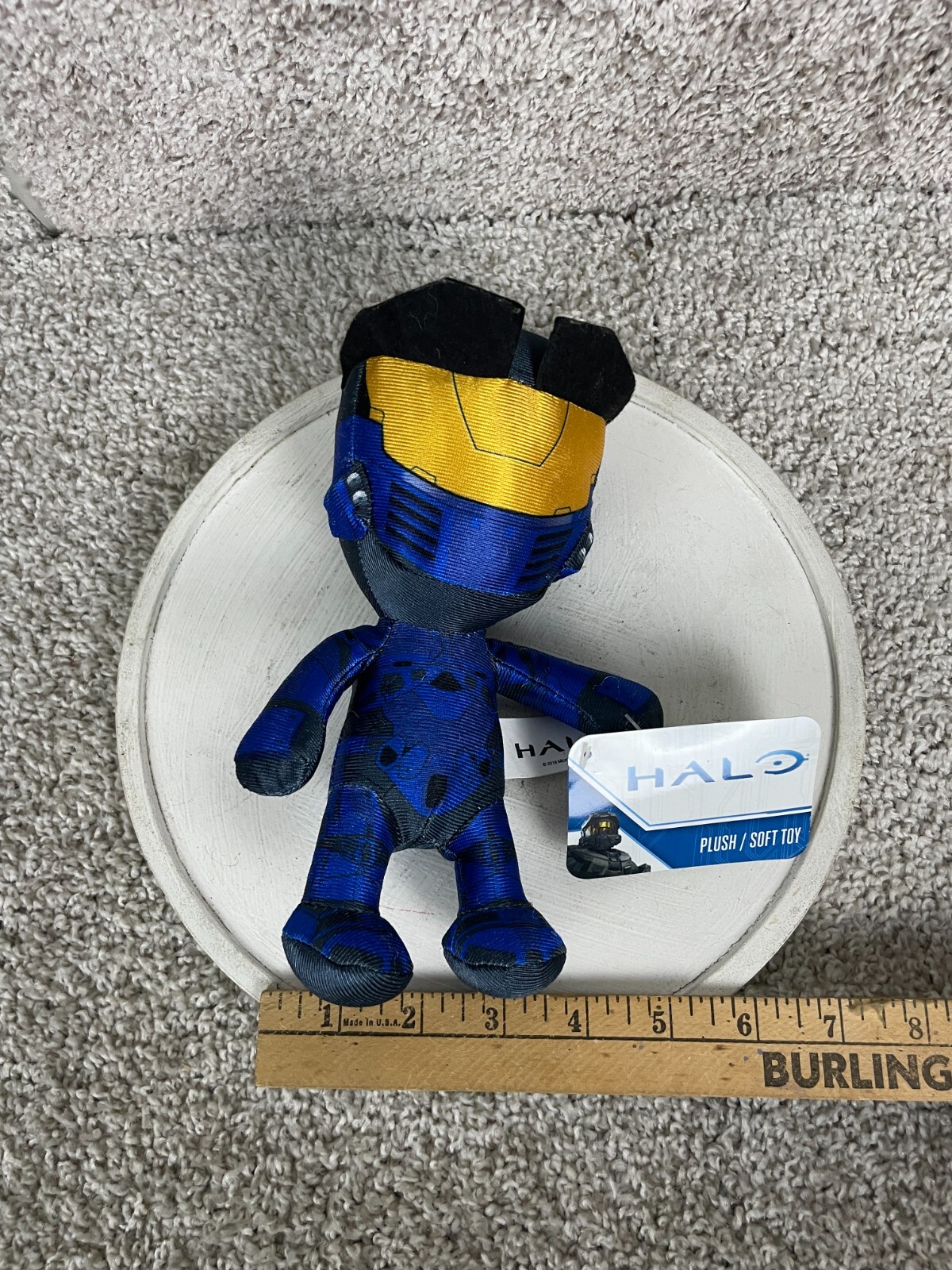 2019 Microsoft Studios 343 Industries Toy Factory 8″ Halo Plush Soft Toy Blue