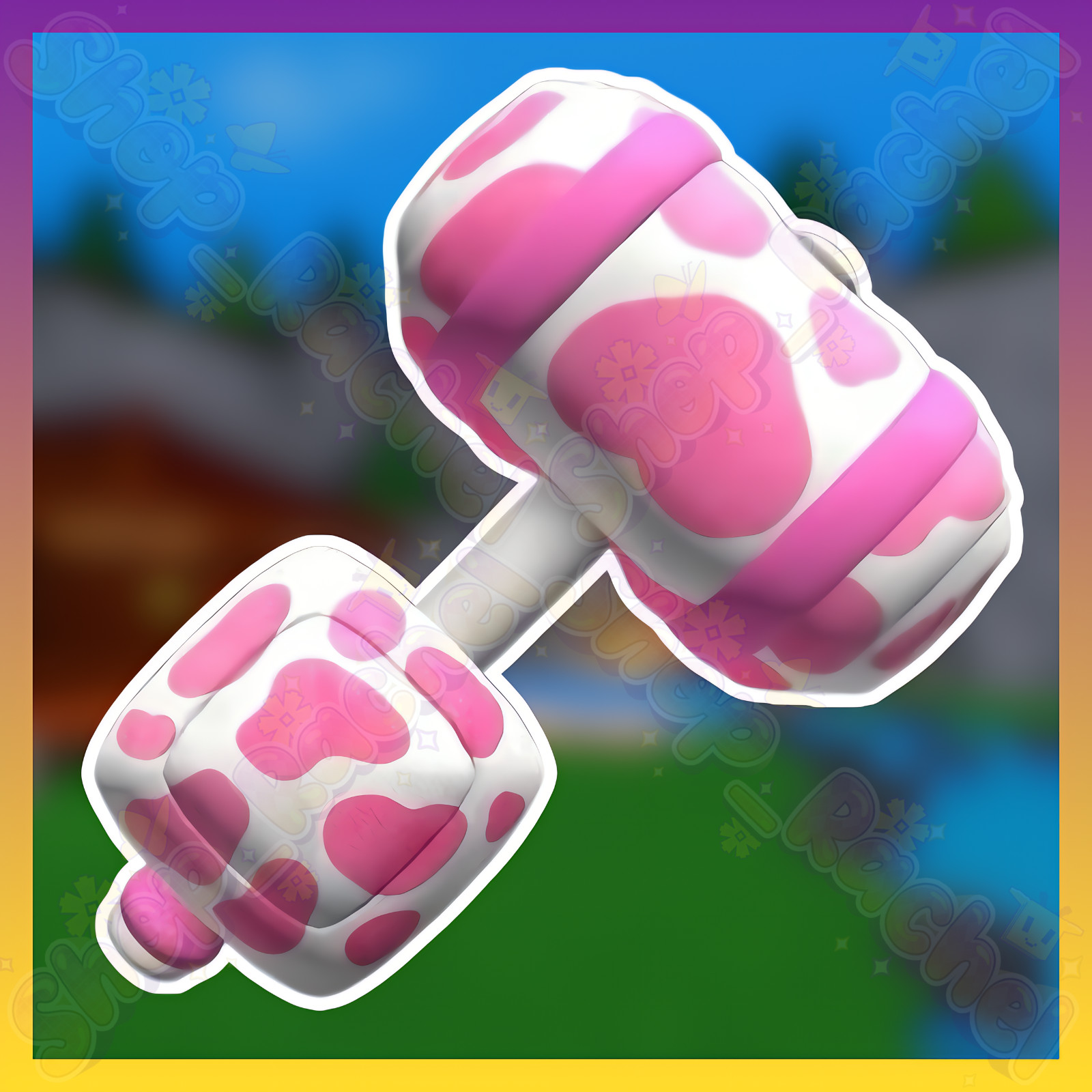 🐮🍓 Strawberry Moo Moo Plushie Set – Flee the Facility (FTF) 🐮🍓