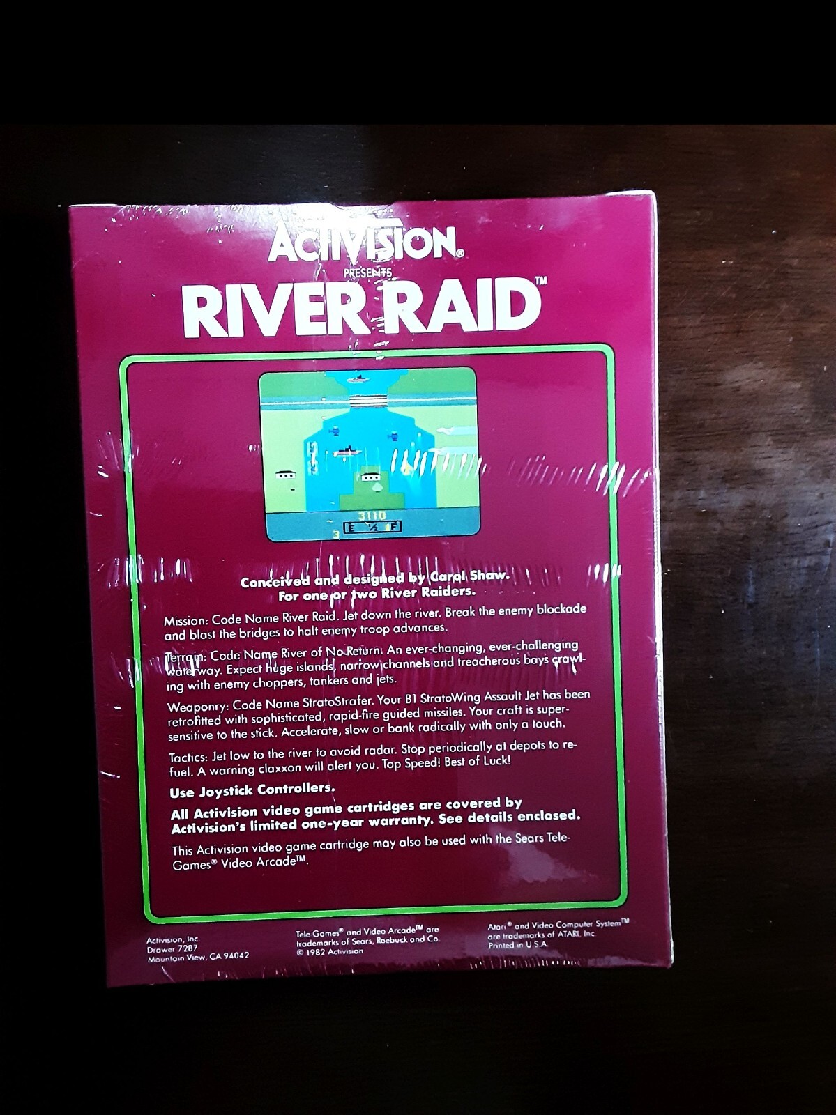 RIVER RAID NIB (New Factory Sealed) 1982 Activision Atari 2600