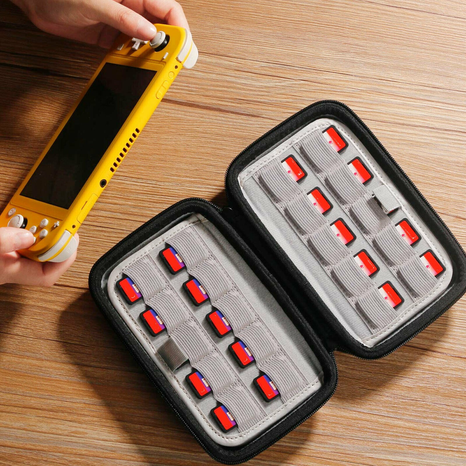 80 Game Case Card Holder Storage Bag for Nintendo Switch/Vita /SD Card Cartridge