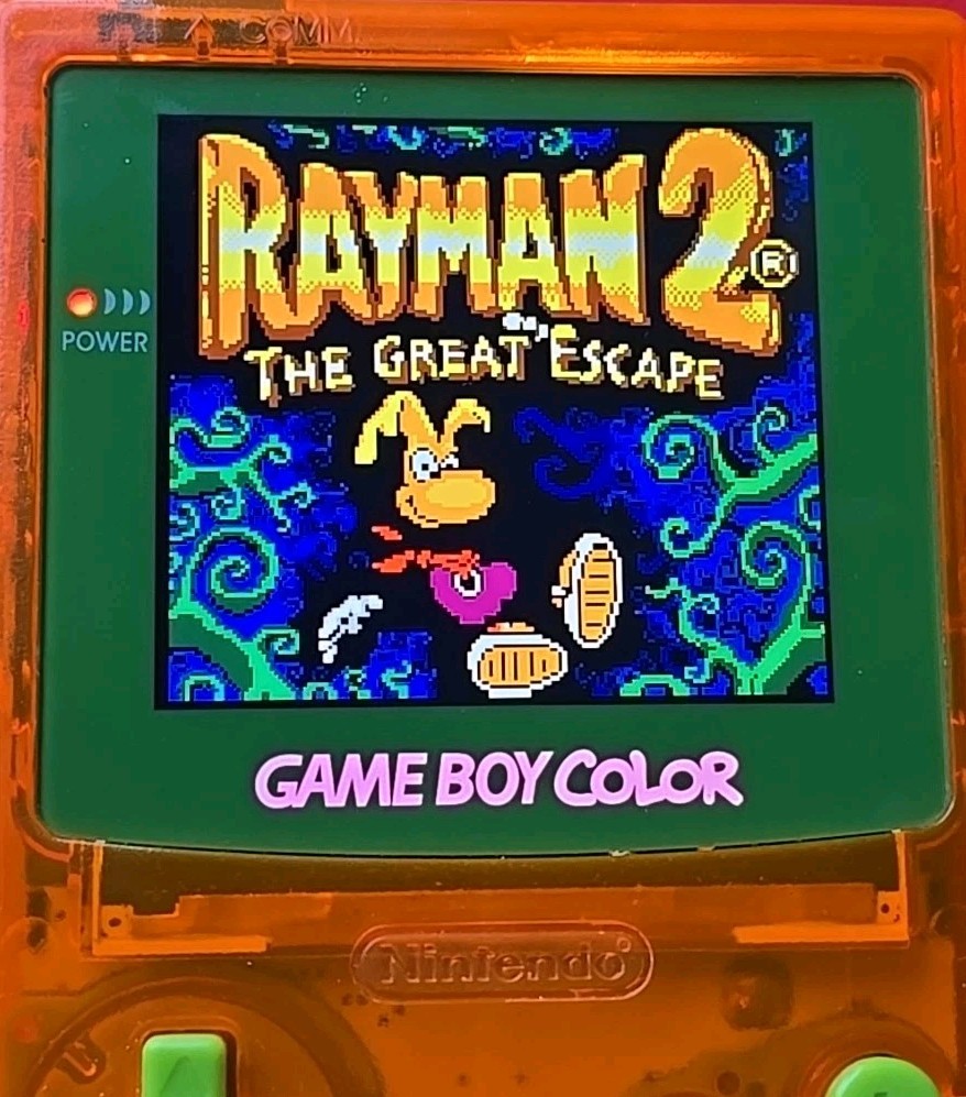 Rayman 2 Game Boy Color Nintendo GBC Authentic Saves – Harder Find