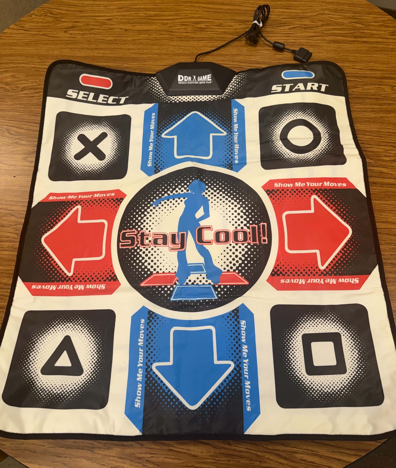 NonSlip Dance Revolution Dancing Pad Mat Compatible for Sony PS1 / PS2 6E