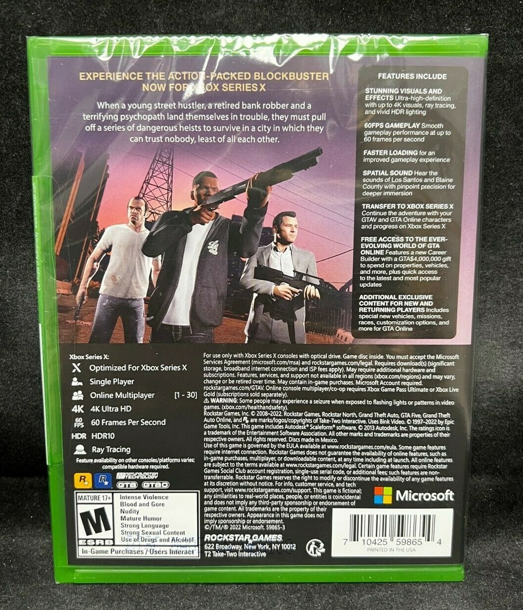 GTA V Grand Theft Auto 5 (Xbox Series X) BRAND NEW