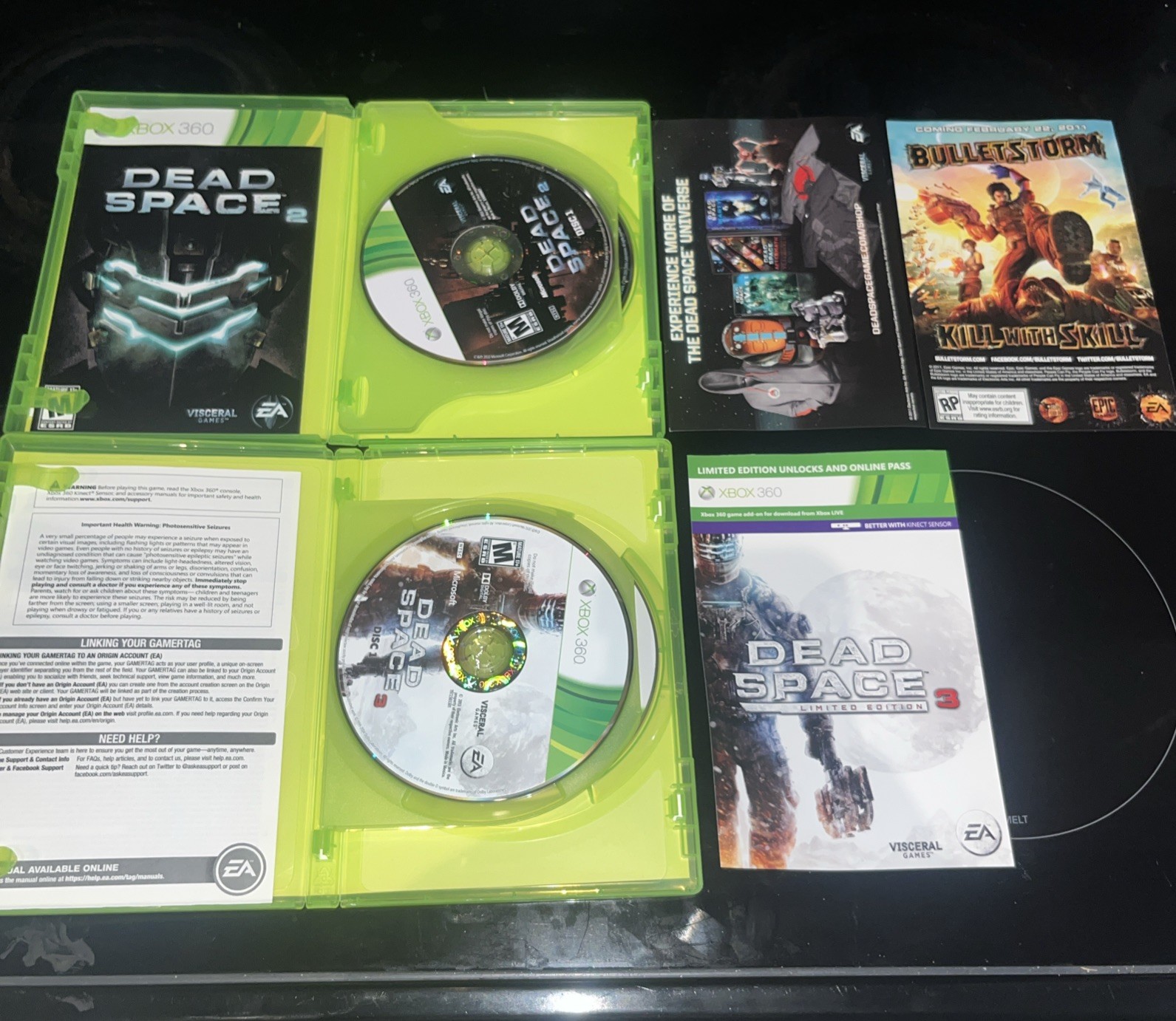 Dead Space 2 & 3 Lot (Microsoft Xbox 360) *Complete* – Tested & Working