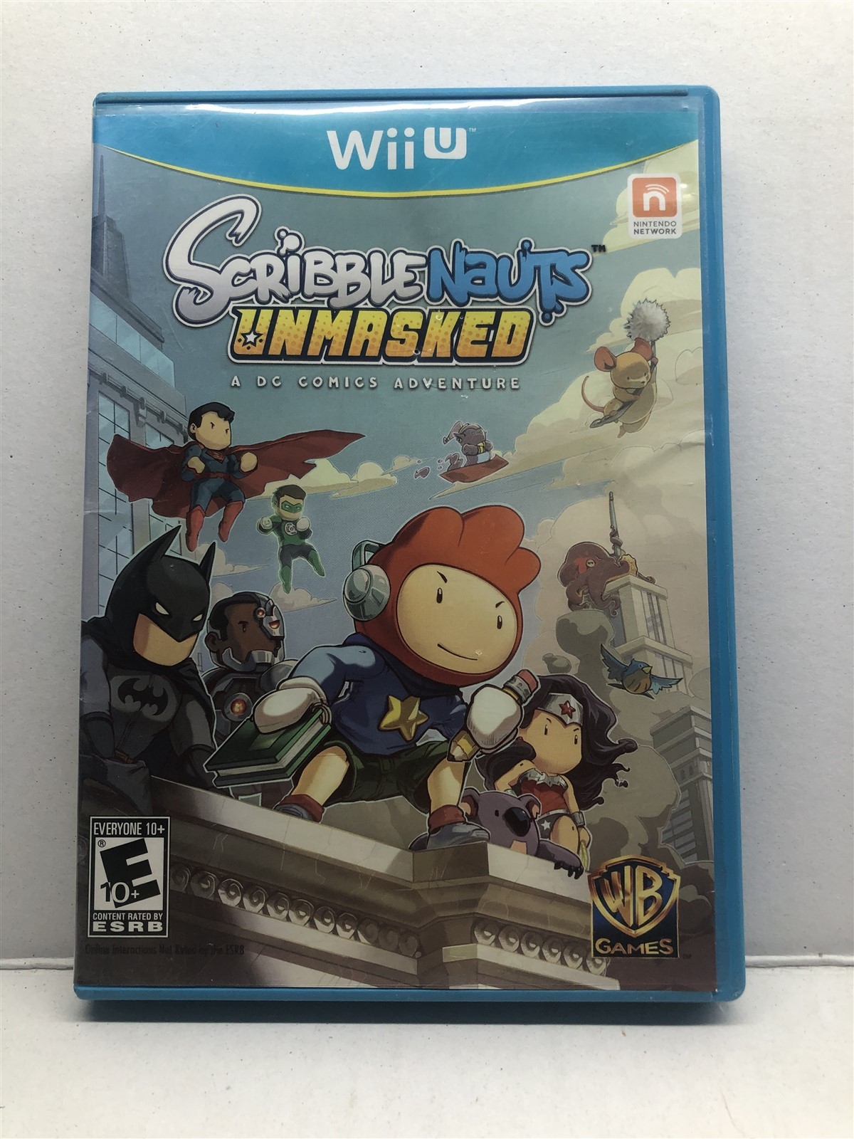 Scribblenauts Unmasked A DC Comics Adventure (Wii U 2013) Clean Tested Working